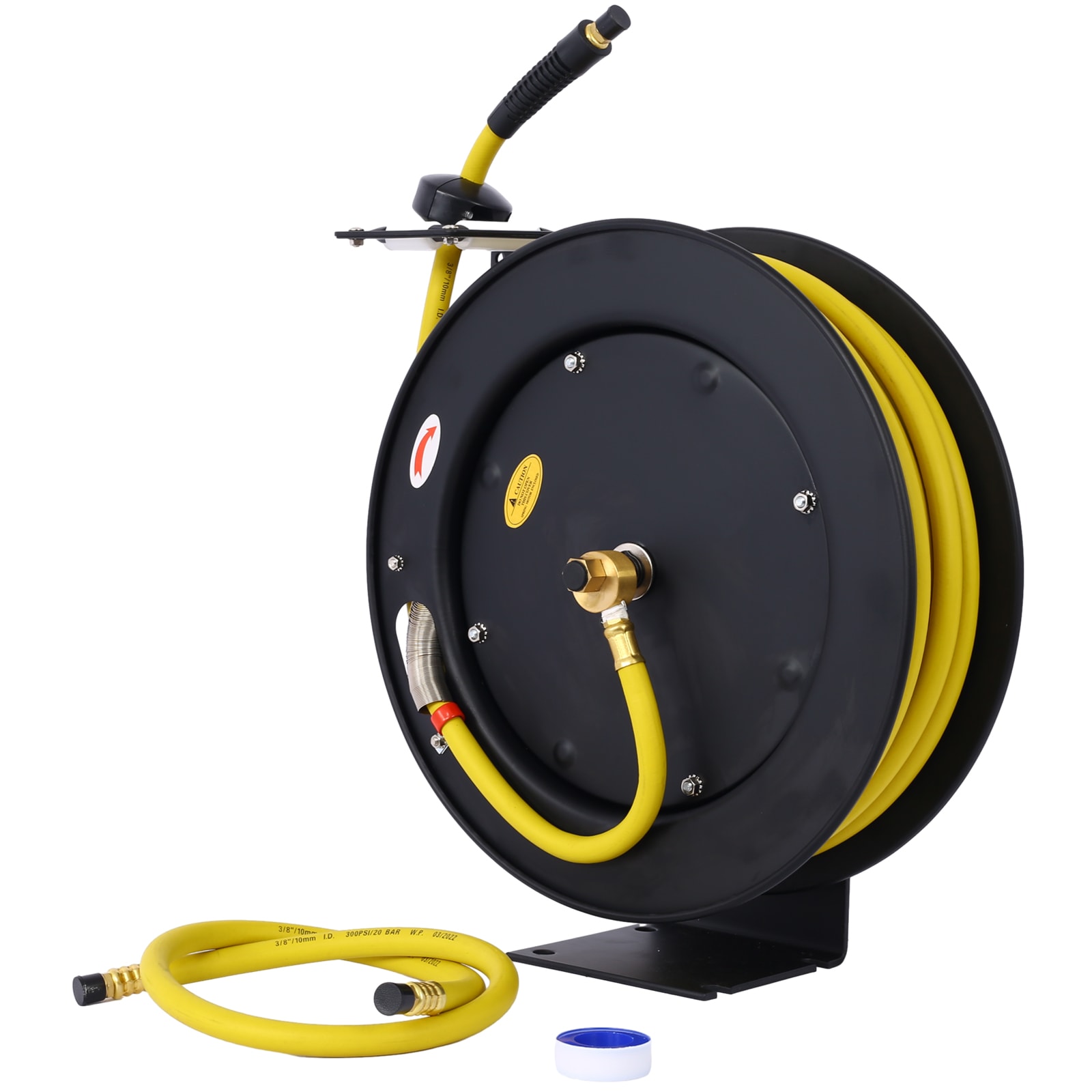 Wildaven PL1998022 3/8-in 50-ft Air Hose Reel Retractable
