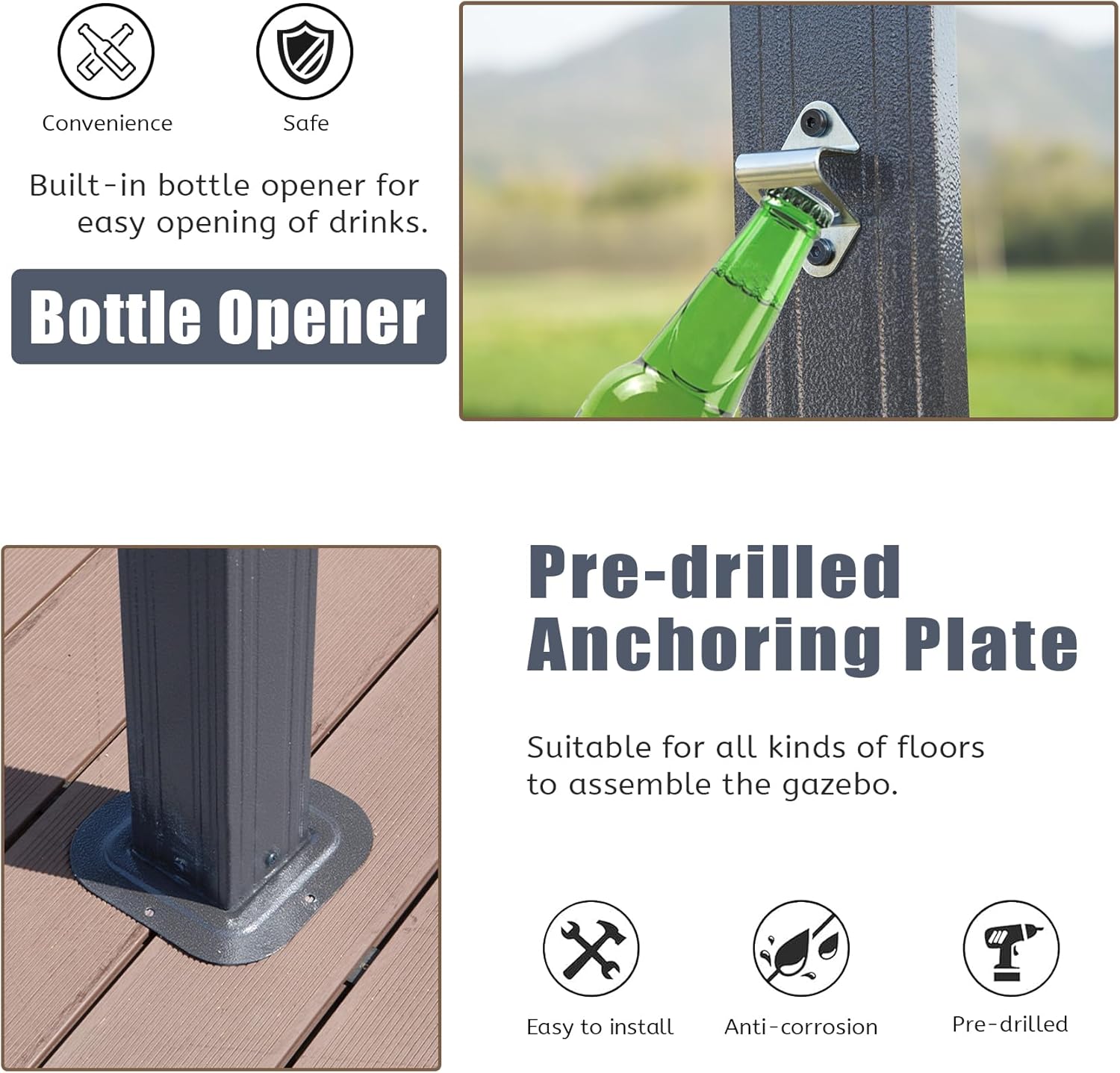 GDFStudio 334019 Wood-Resin-Gazebos - View #5