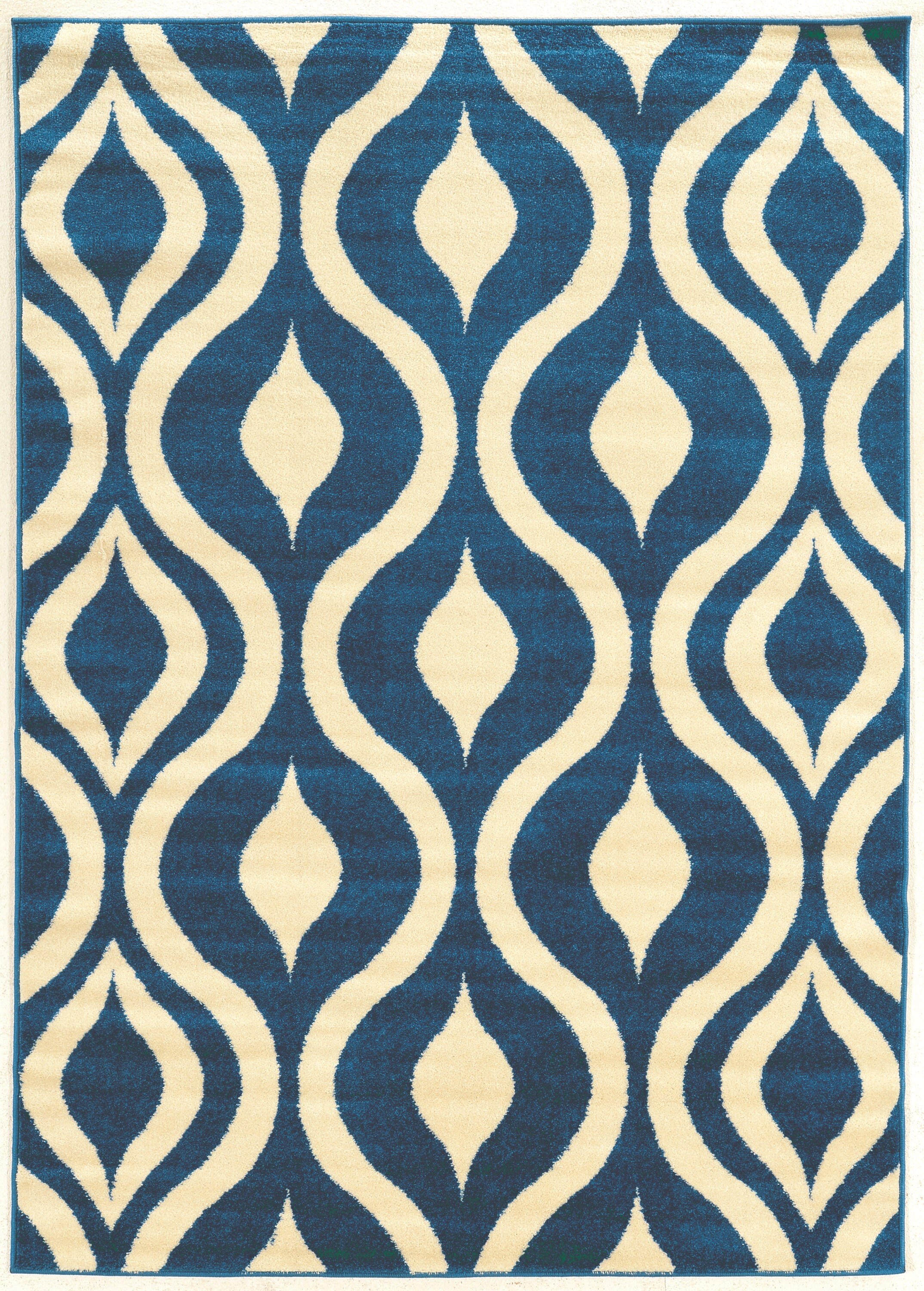 Linon Indoor Outdoor Washable Apia Polyester Area 5'x7' Rug in