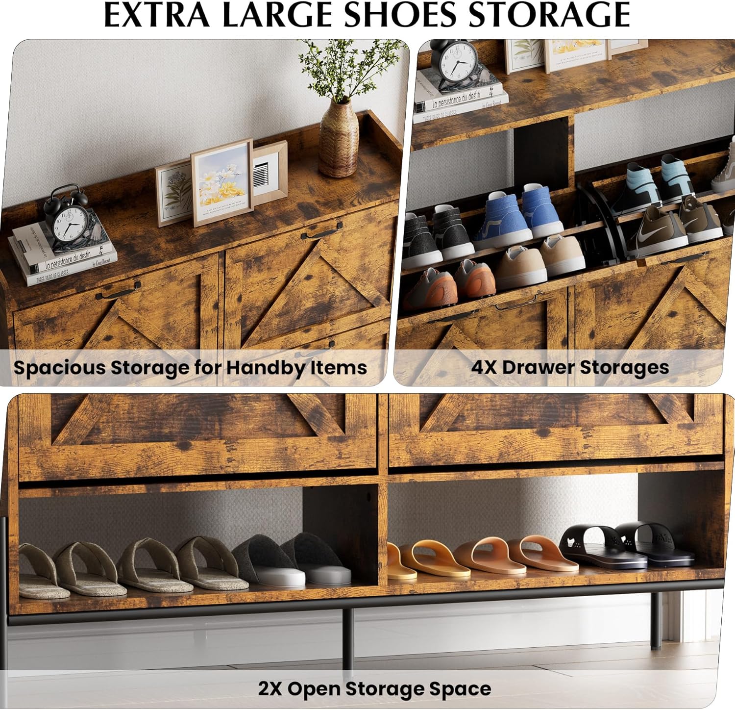 Qeetex DHZ-PHO-150ZRRUR Shoe-Racks - View #3