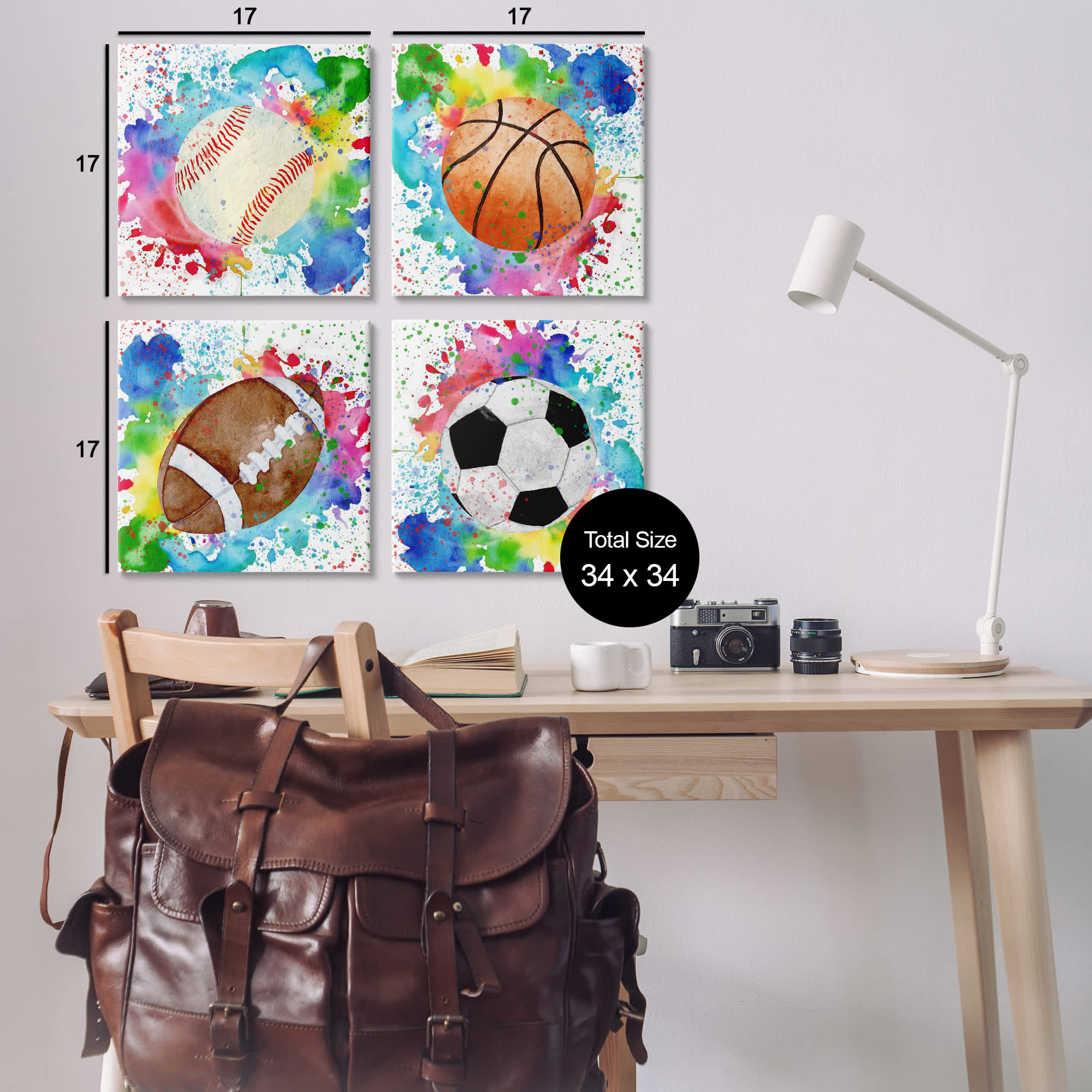 Stupell Industries A4-253-CN-4PC-17X17 Wall-Art - View #2