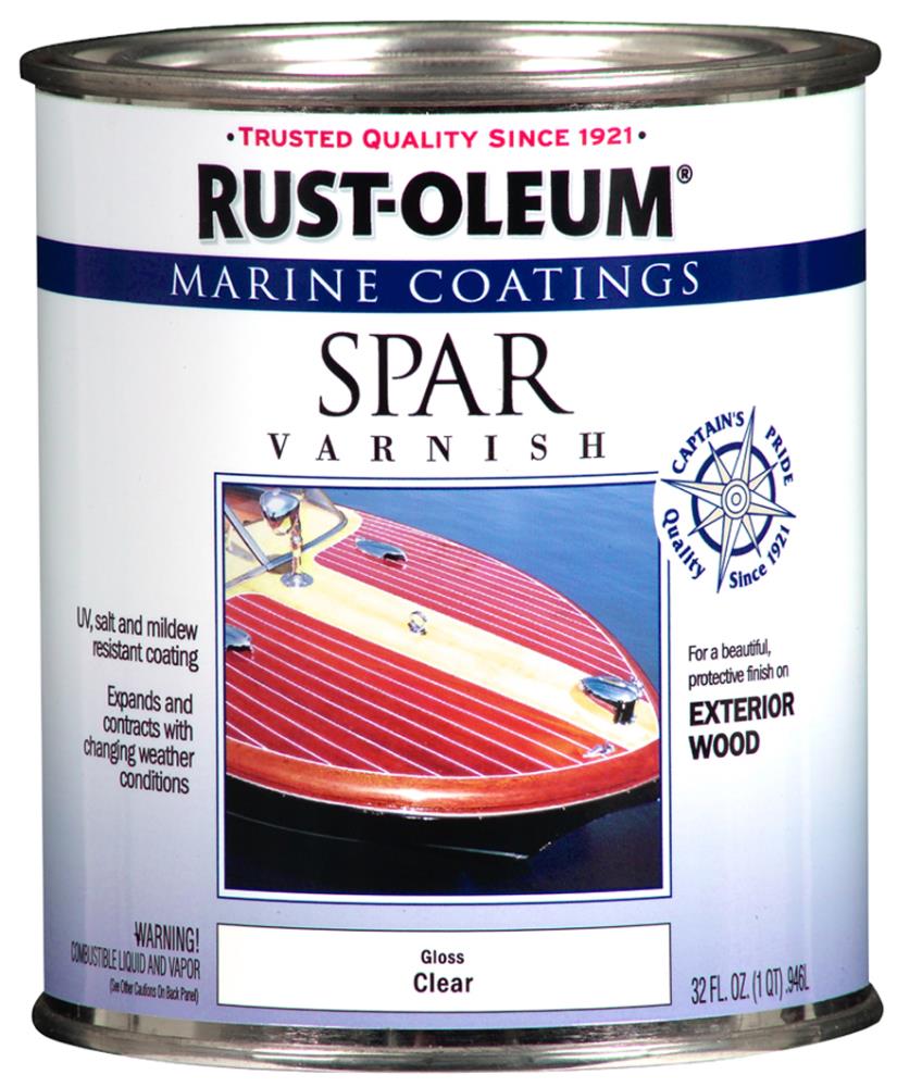 Rust-Oleum Marine Coatings Spar Varnish Gloss Clear Oil-based