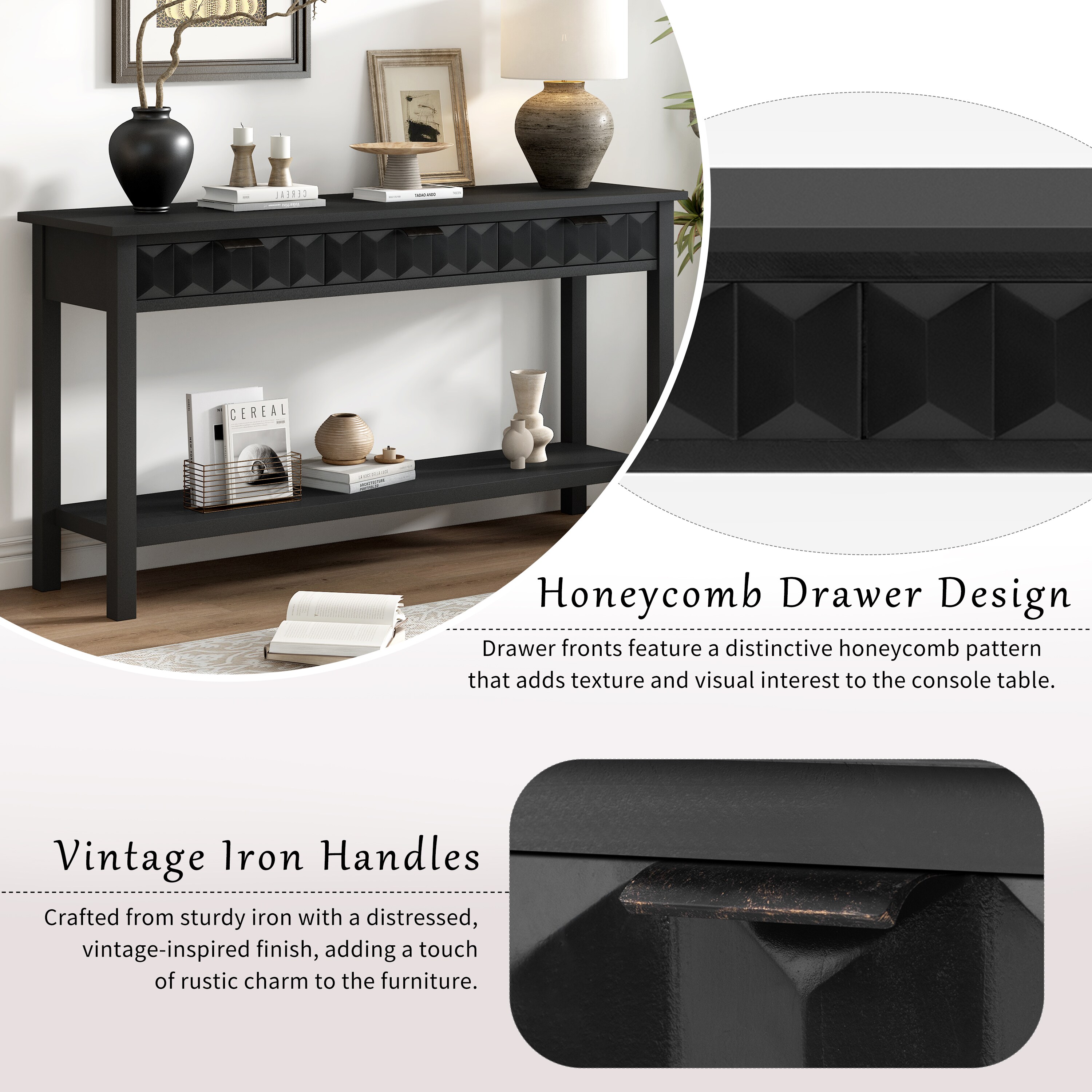 Vynxaria LS0505-7115187B Console-Sofa-Tables - View #4