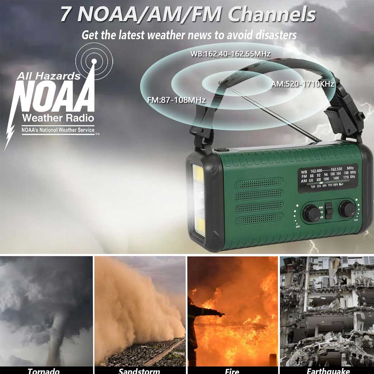 Aoibox LAWR0917015 Weather-Radio - View #3