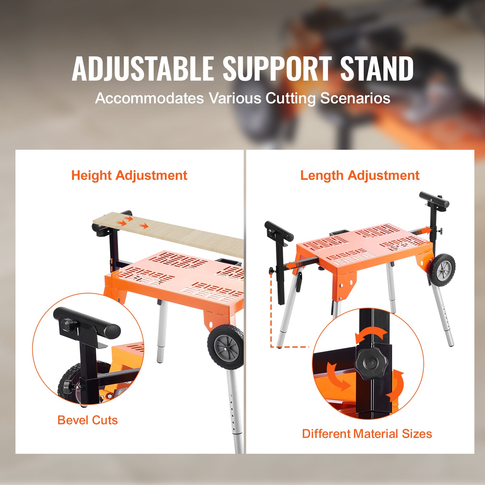 VEVOR SCTSXQJZJ50608011V0 Miter-Saw-Stands - View #5