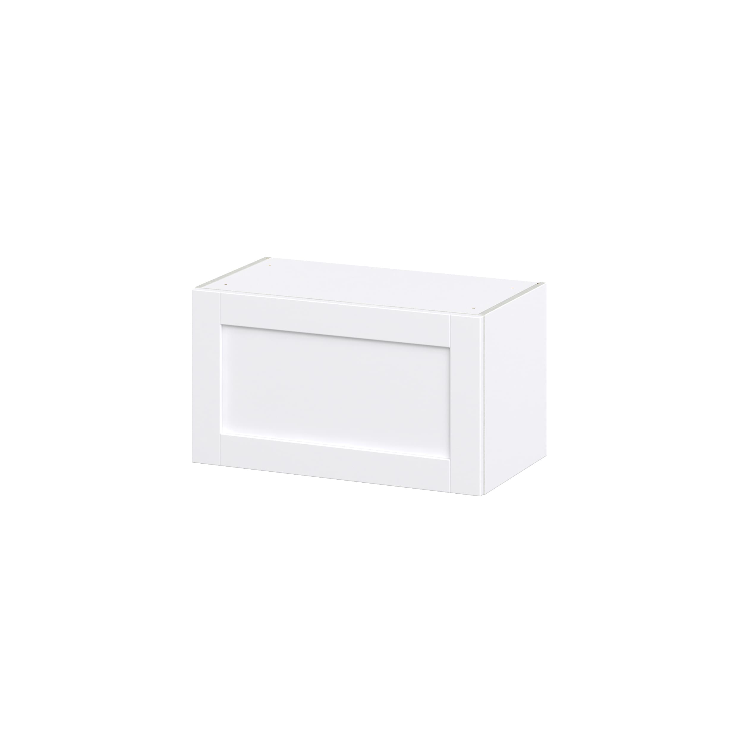 Hugo&Borg Riviera 27-in W x 15-in H x 14-in D Bright White Wall Fully Assembled Cabinet (Recessed Panel Shaker Door Style)