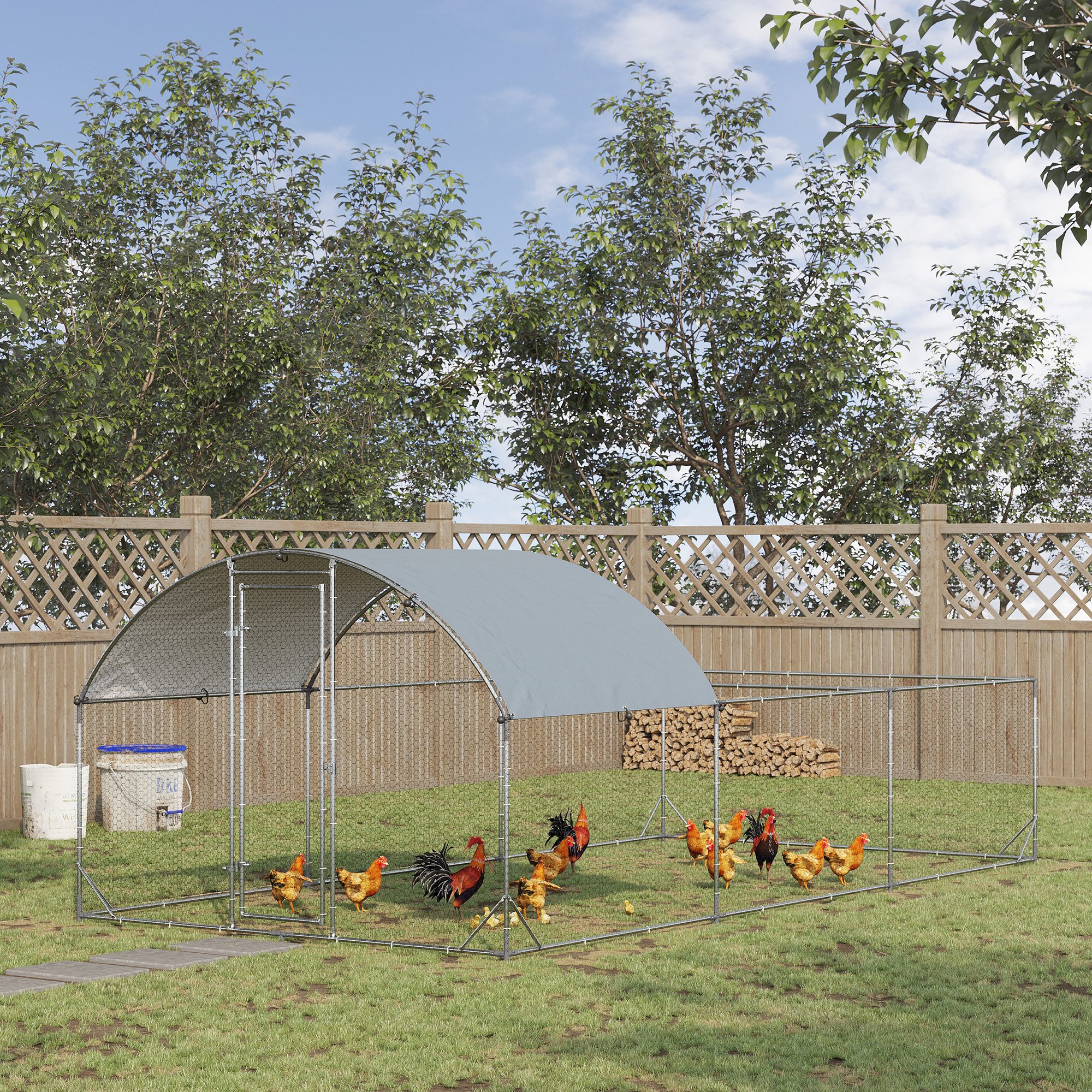 Kahomvis JHX-QPW1-775 Chicken-Coops-Rabbit-Hutches - View #9