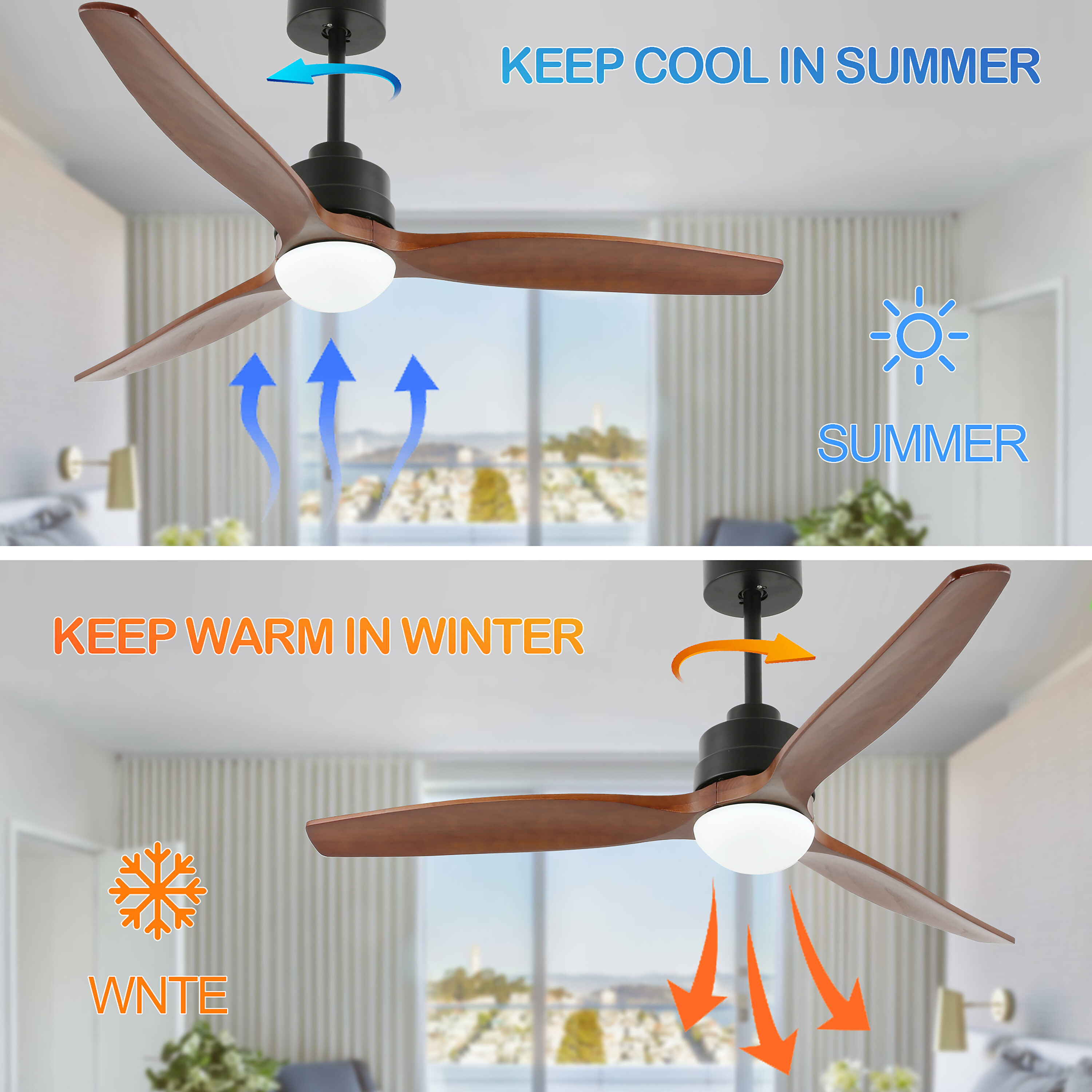 Bella Depot DC5201 Ceiling-Fans - View #5