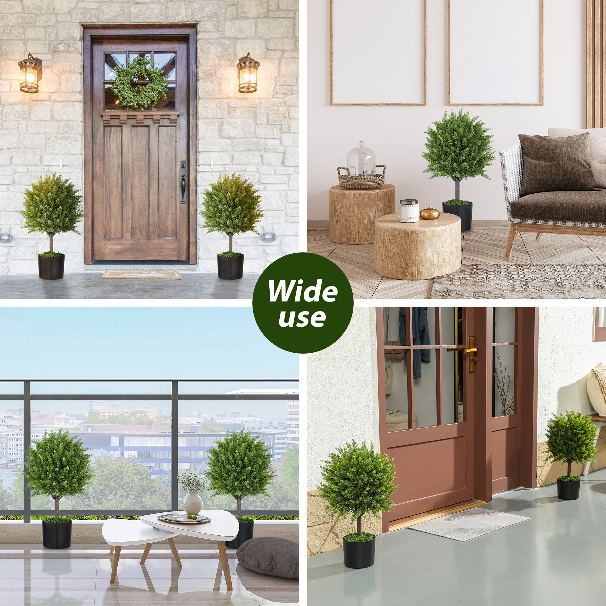 HomCom 830-953V01GN Artificial-Plants-Trees - View #7