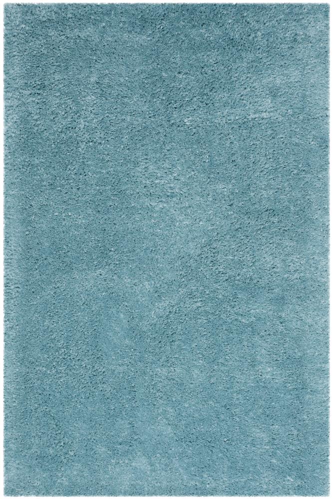 Safavieh SGI320T-5 Indie Sunile Shag 5 x 8 (ft) Loomed Synthetic Turquoise Rectangular Indoor Solid Area rug