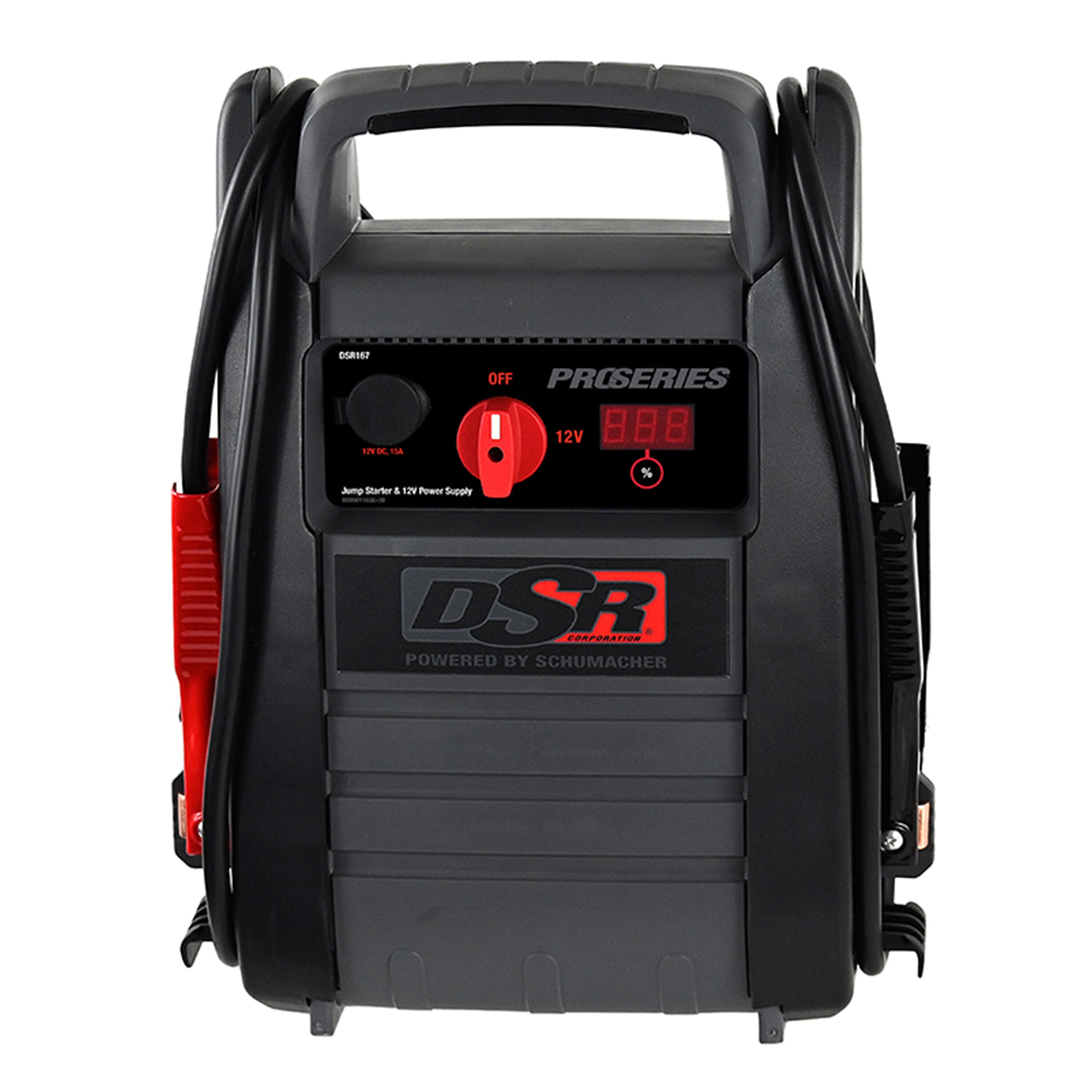 Schumacher Electric DSR167 DSR ProSeries 2250 -Amp 12 -Volt Portable Car Battery Jump Starter with Digital Display