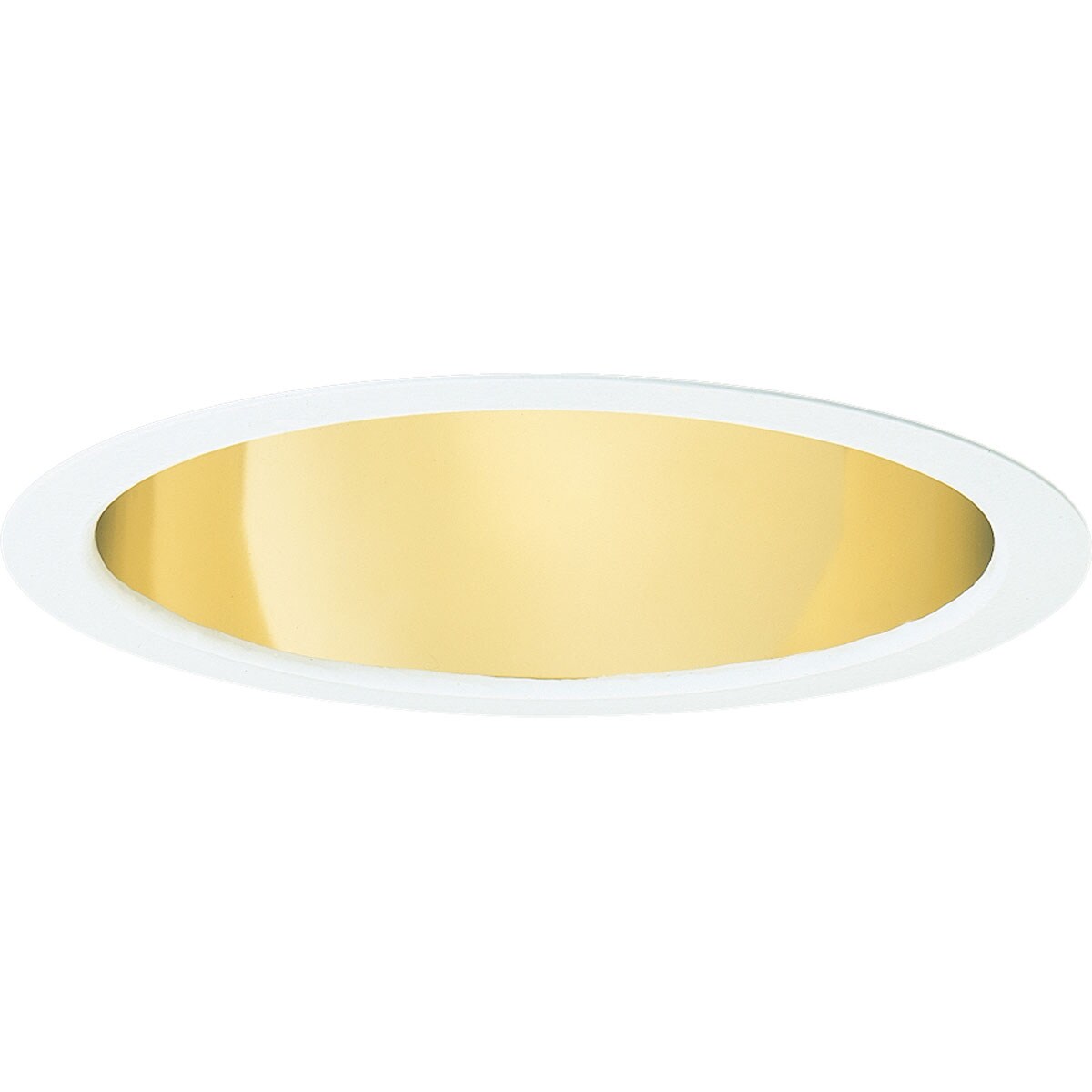 Progress Lighting P8130-22A Pro-Optic Gold Alzak Open Recessed Light Trim (Fits Housing Diameter: 8-in)