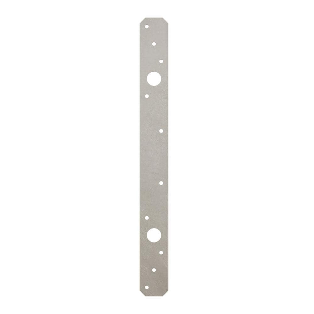 USP LSTA12 12-in 20-Gauge Galvanized Steel Foundation Strap Wood To Wood