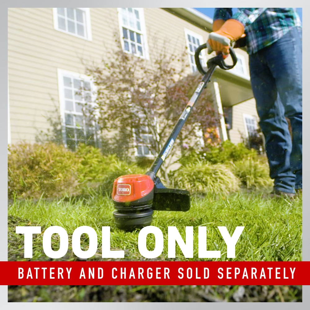 Toro Flex-Force 60-volt Max 15-in Straight Shaft Battery String Trimmer (Battery and Charger Not Included) 51831T Sansujyuku sansujyuku.com