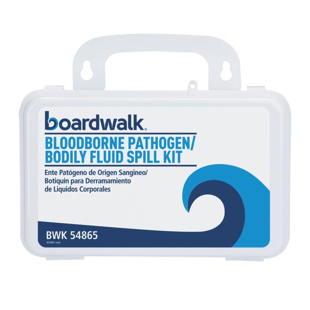 Boardwalk BWK54865 Bloodborne Pathogen Kit, 30, 3-in x 8-in x 5-in, White