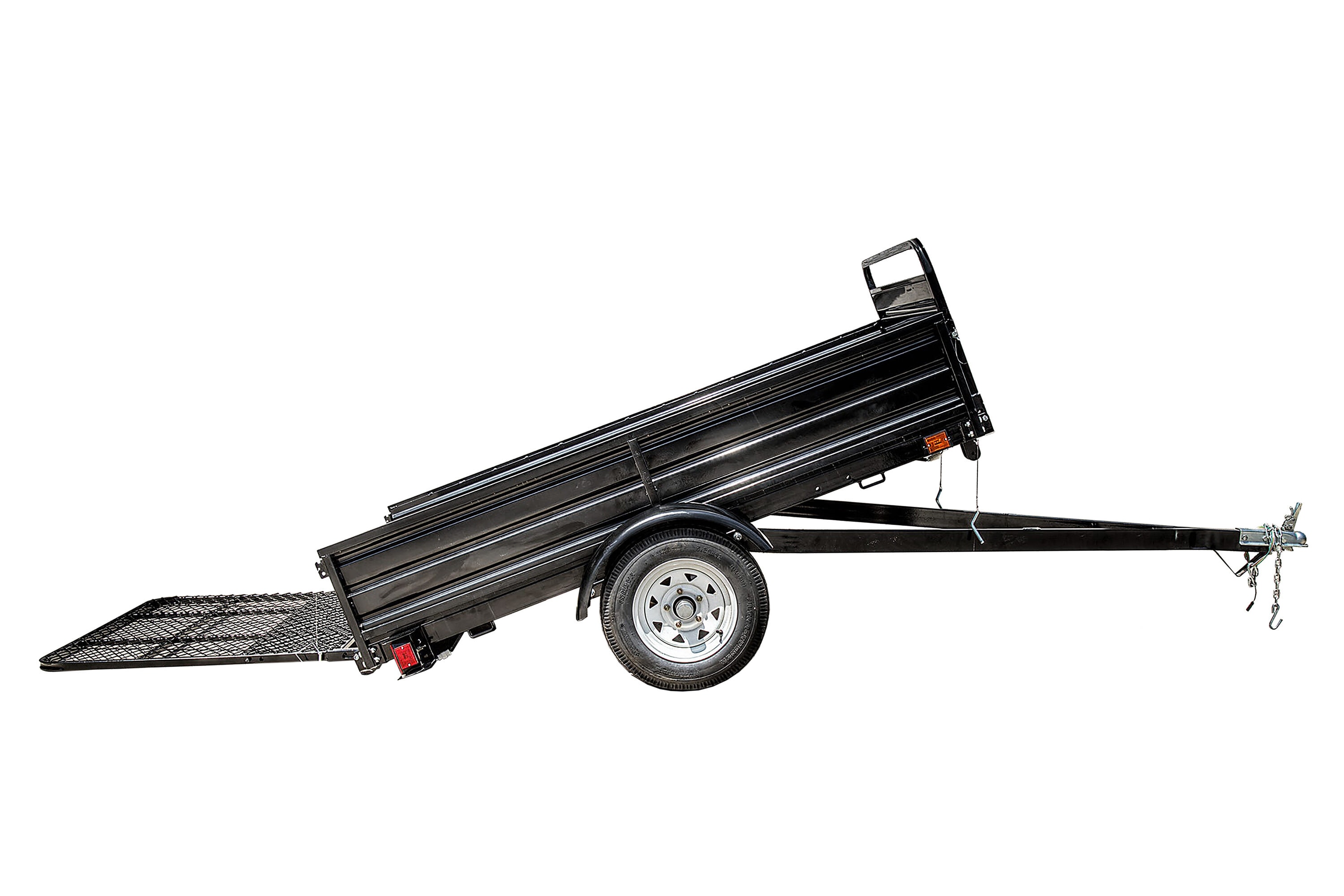 DK2 5 ft x 7 ft Steel Utility Trailer with Ramp Gate 1639 lb