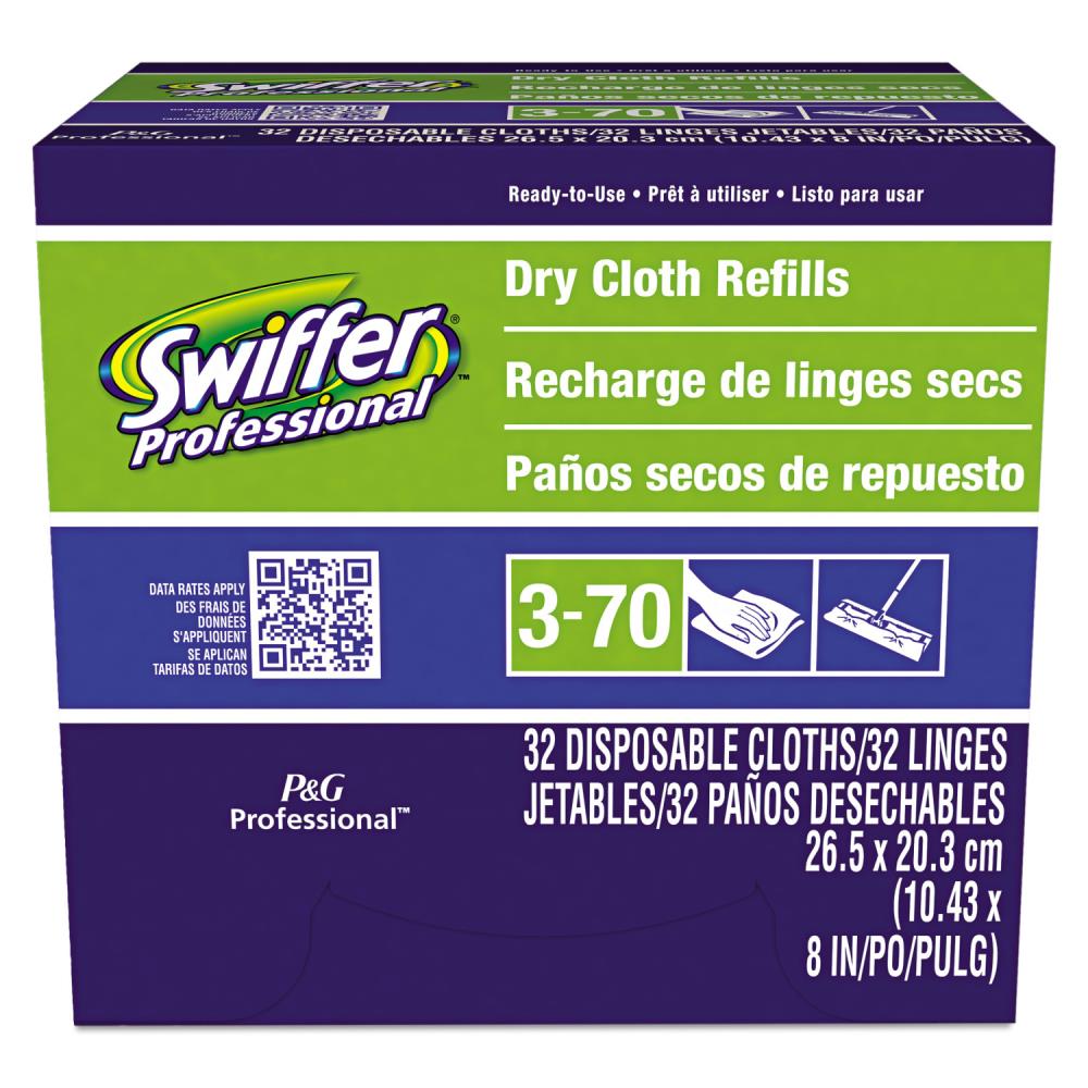 Swiffer Sweeper Dry Cloth Refills White 52 Refills Per Box Carton