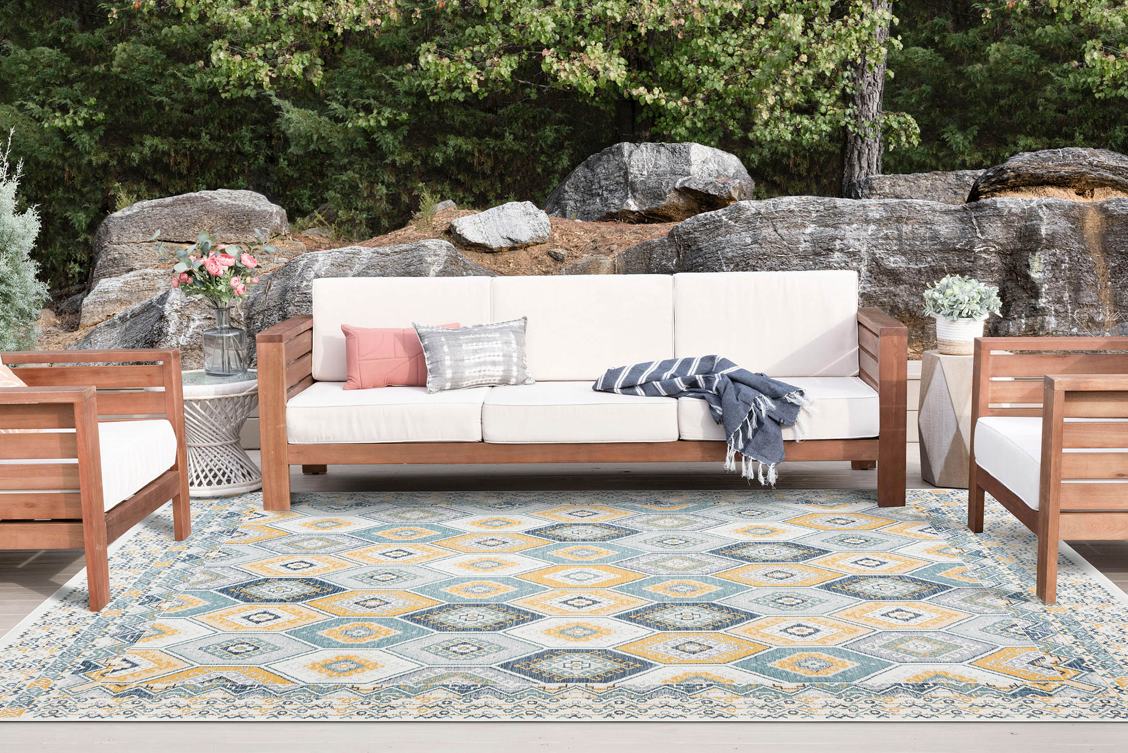 Tayse FLO1007 8X10 rugs - View #10