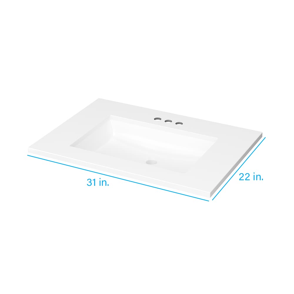 Project Source TR231-3 Vanity-Tops - View #2