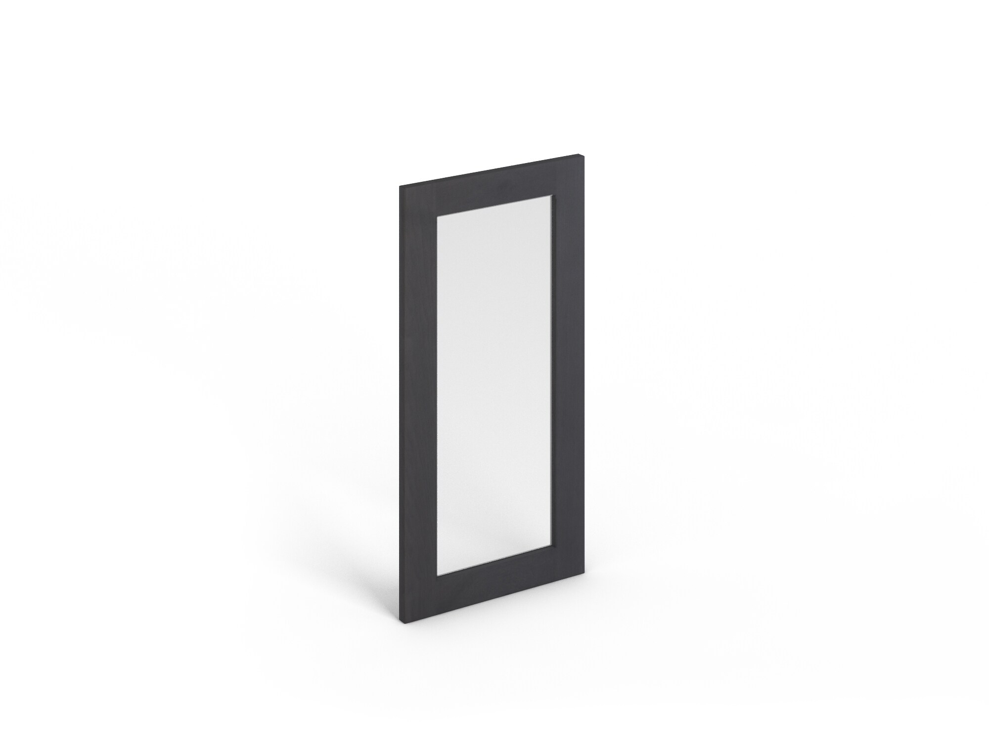 Valleywood Cabinetry WC1530GDDTSIG Ideal Gray 14.625-in W x 29-in H Shaker Wall Cabinet Glass Door (Fits 15-in W x 30-in H Wall Box)