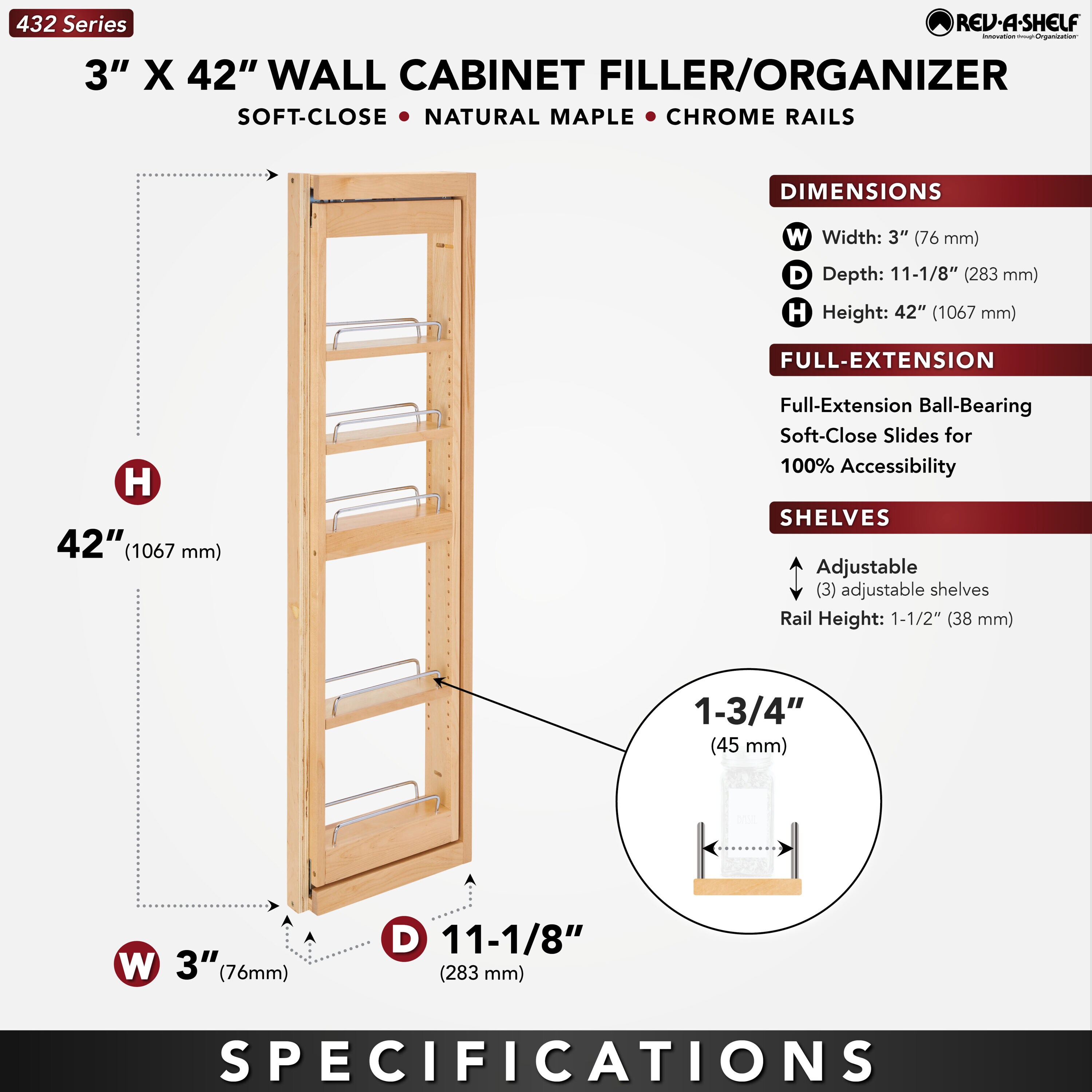 Rev-A-Shelf 321549 Pull-Out-Cabinet-Baskets - View #3