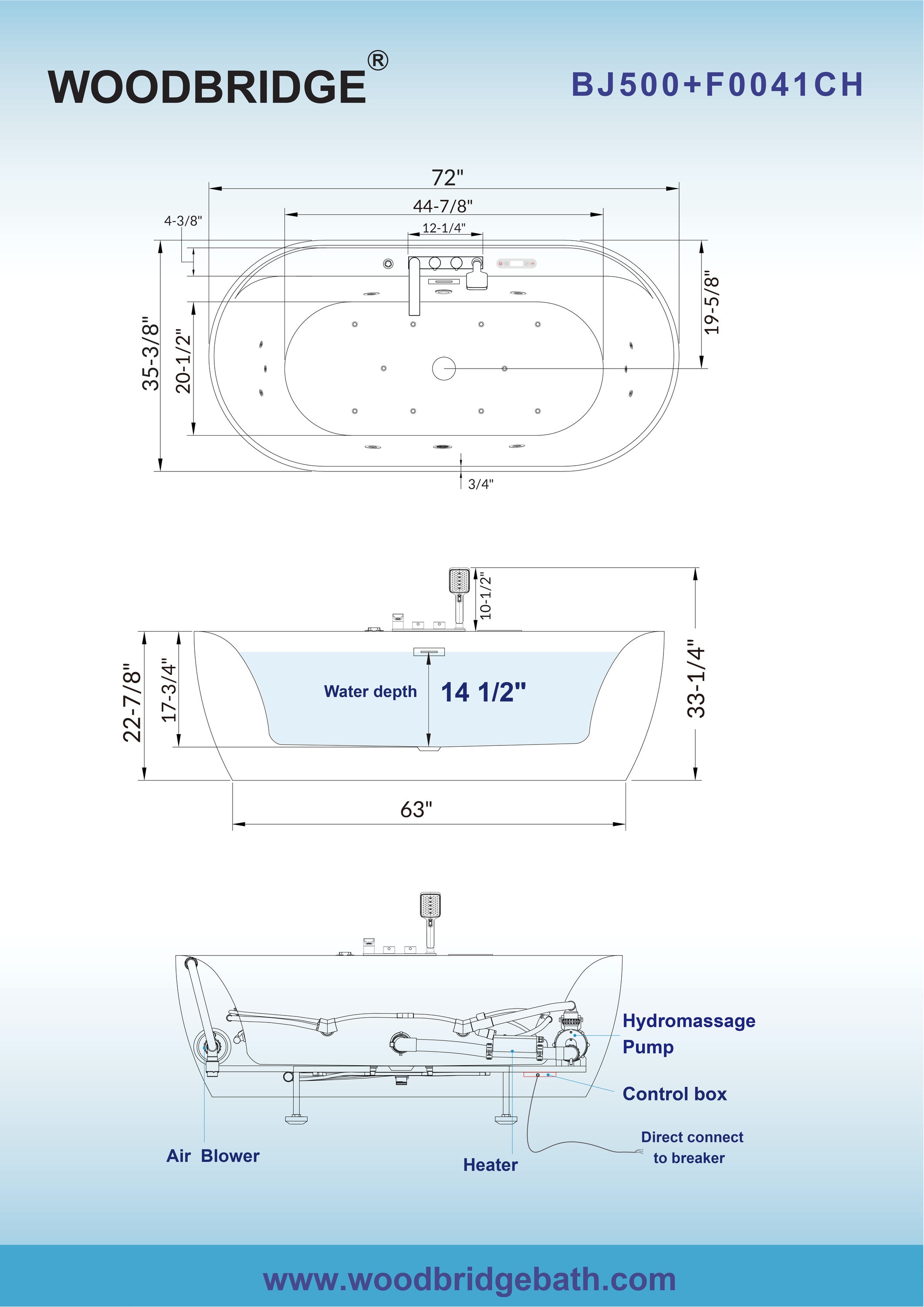 Woodbridge LB609 bathtubs - View #17
