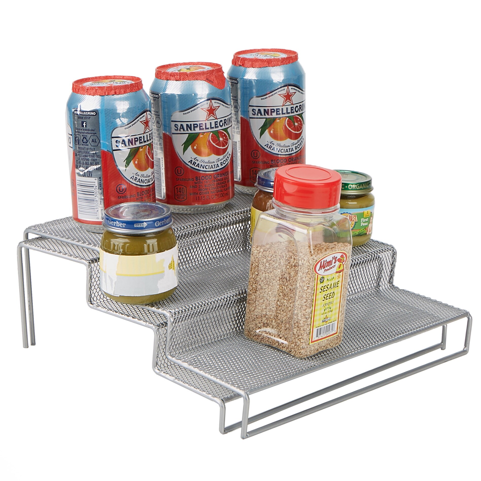 Mind Reader 3TSHELF2-SIL Pull-Out-Cabinet-Baskets - View #2
