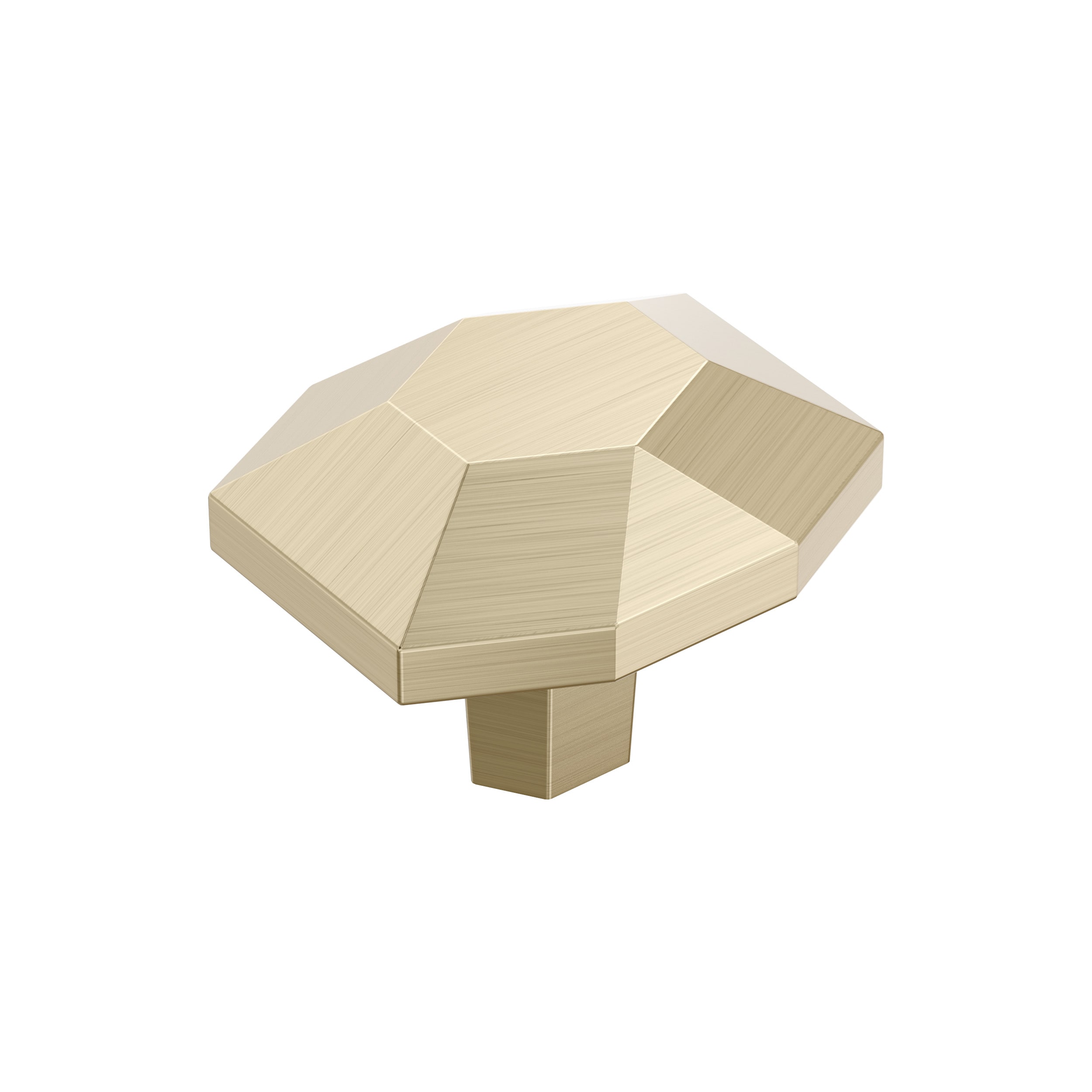 Amerock BP36641BBZ St. Vincent 1-5/8-in Golden Champagne Geometric Contemporary Cabinet Knob