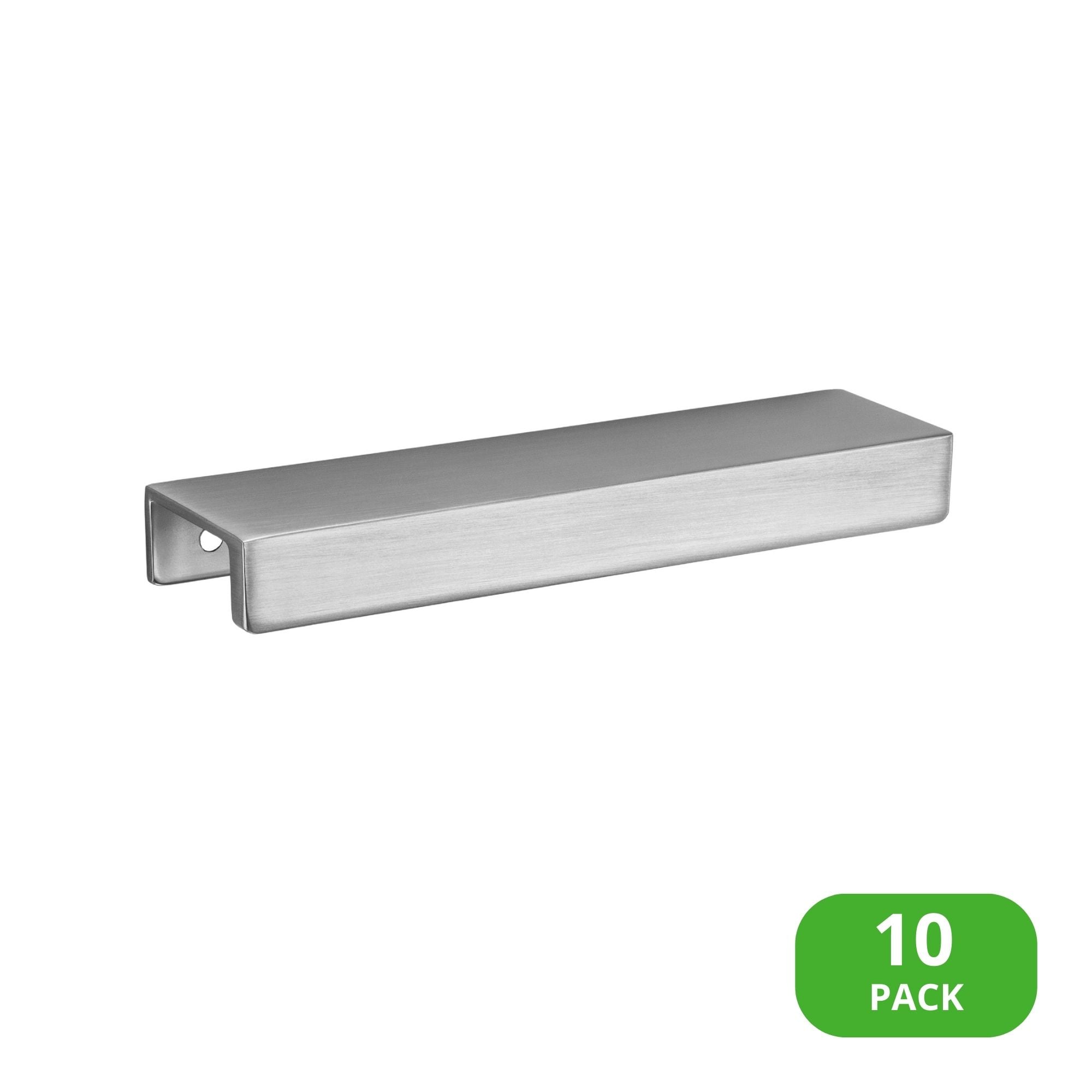 Sumner Street Home Hardware RL022375 Martin 5-in , 127mm Center to Center Satin Nickel Rectangular Finger 10 -Pack