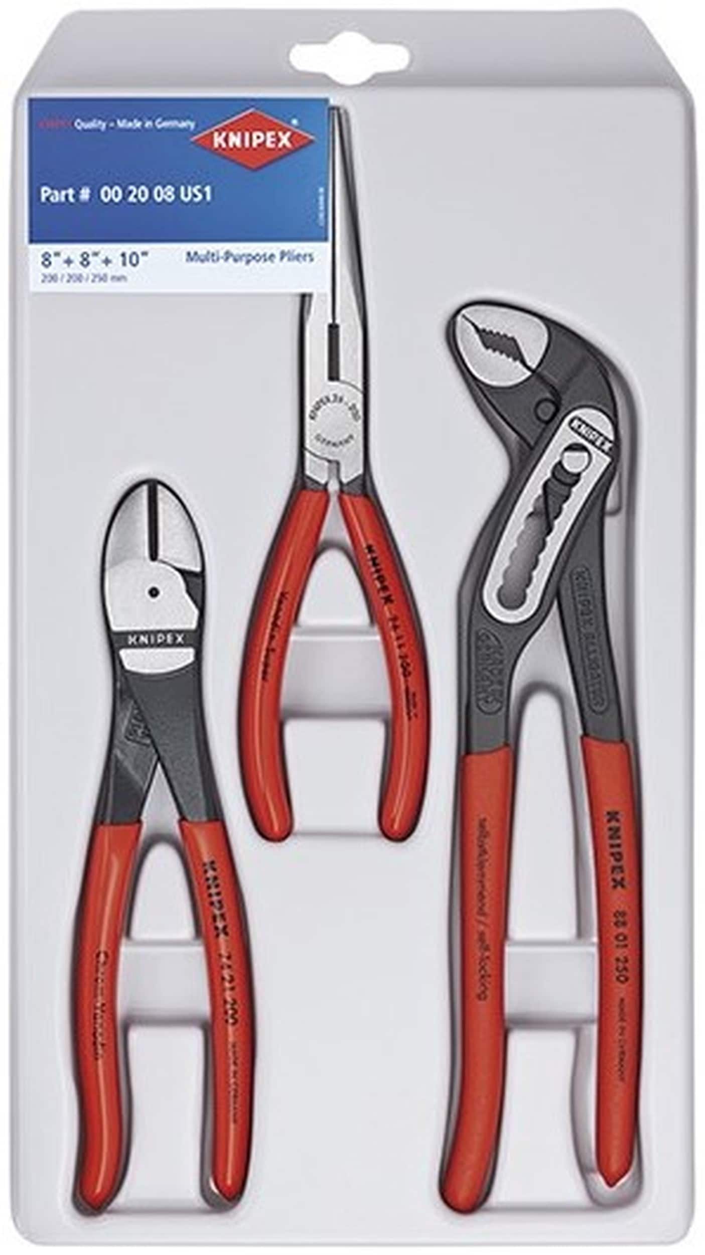 KNIPEX 3-Pack Assorted Plier Set in the Plier Sets department at 