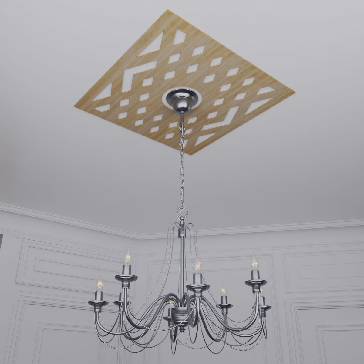 Ekena Millwork CMWP18X18X0375CHHI Ceiling-Medallions - View #16