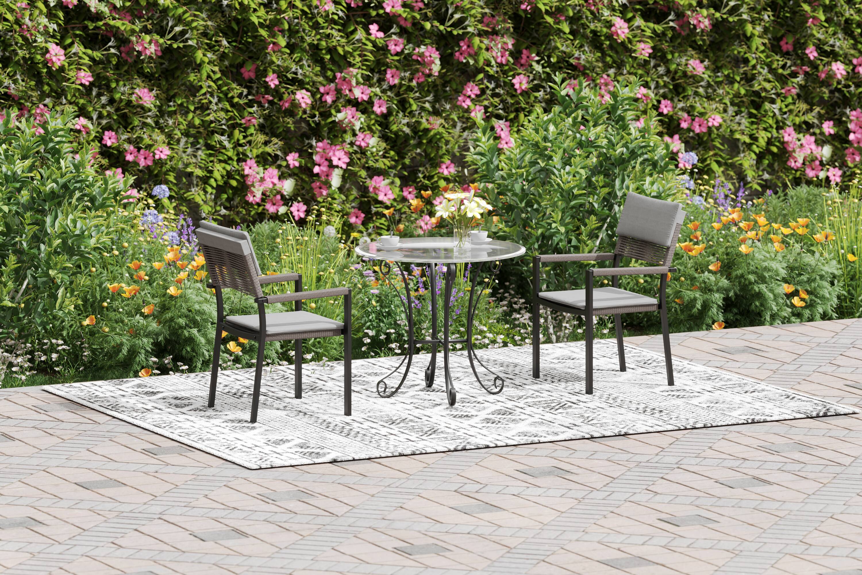 AURA OUTDOOR ID001-BR Patio-Dining-Sets - View #10