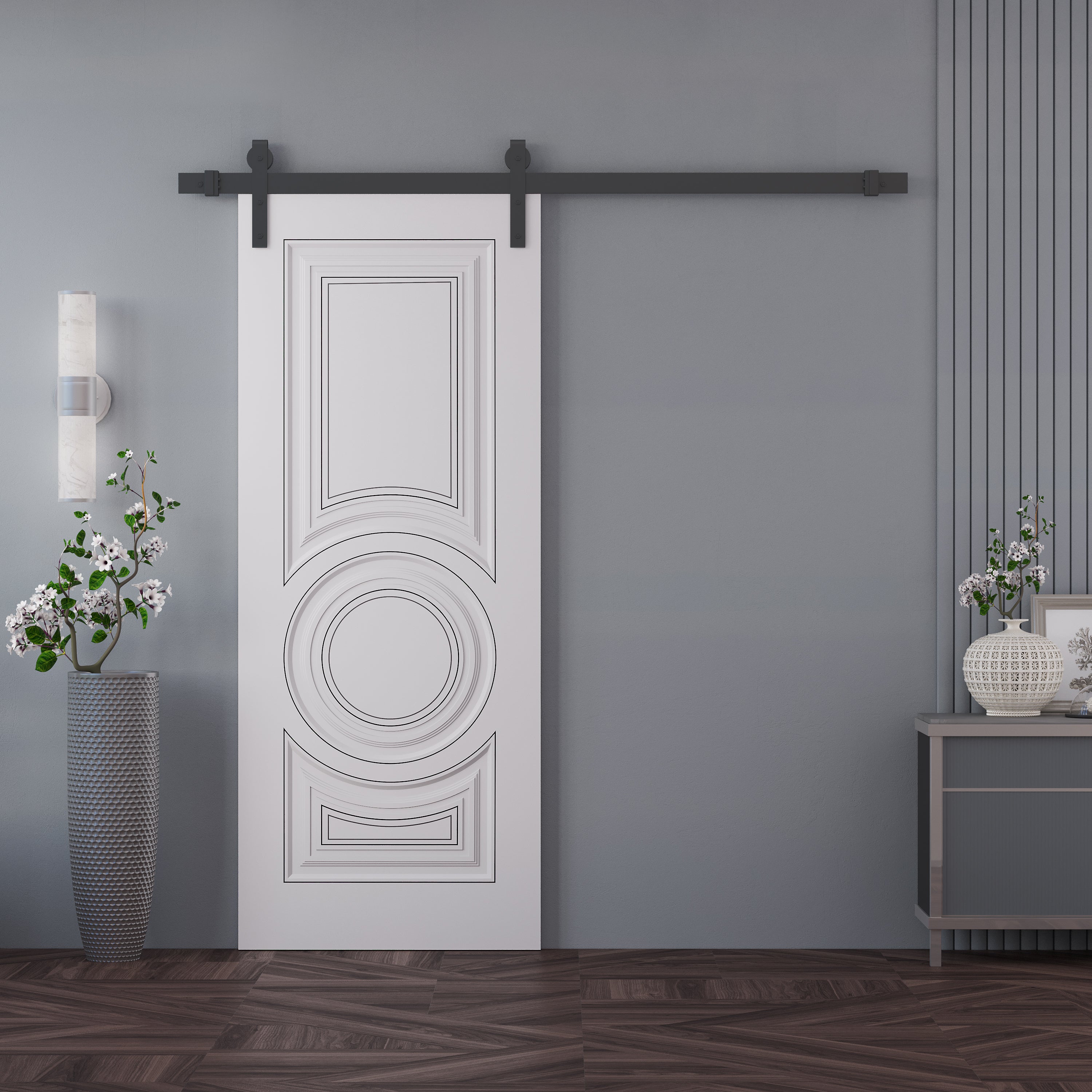 SARTODOORS CLAS5589BDBEMAL42 Barn-Doors - View #2