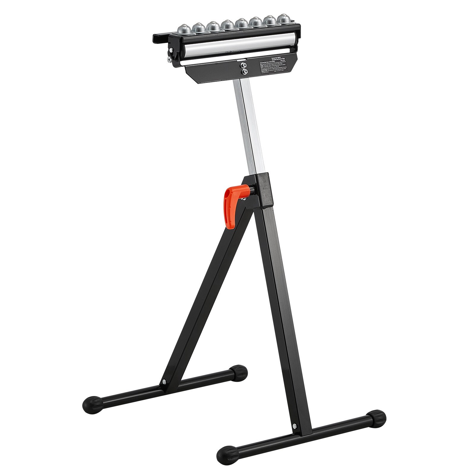 Mecale 300-lb 3-in-1 Roller Stand 26.8-to-42.5-in Adjustable Folding Saw Stand Ball Roller Head Black