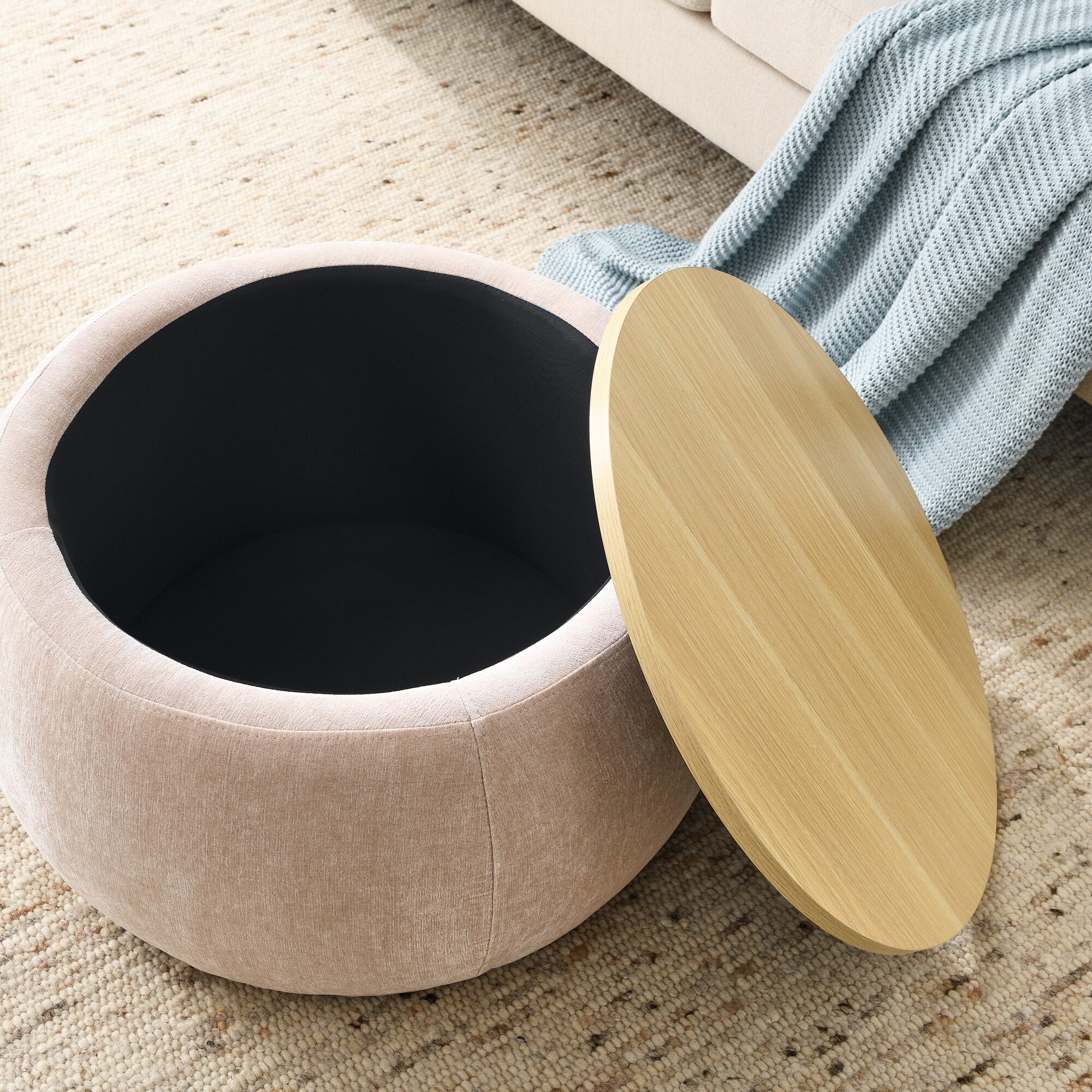 LIVIZA GGJD009PK Indoor-Ottomans - View #4