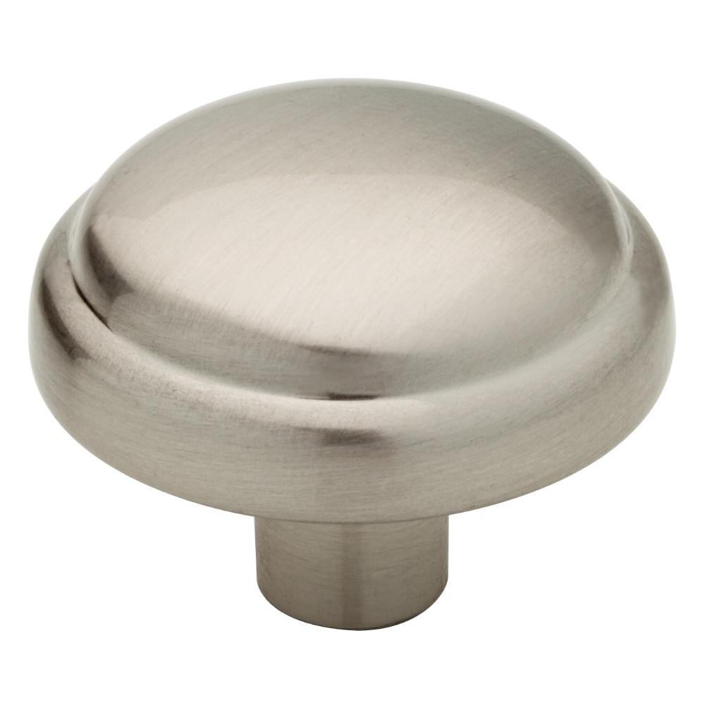 Brainerd P30068W-SN-R Basics Satin Nickel Round Traditional Cabinet Knob 12 -Pack