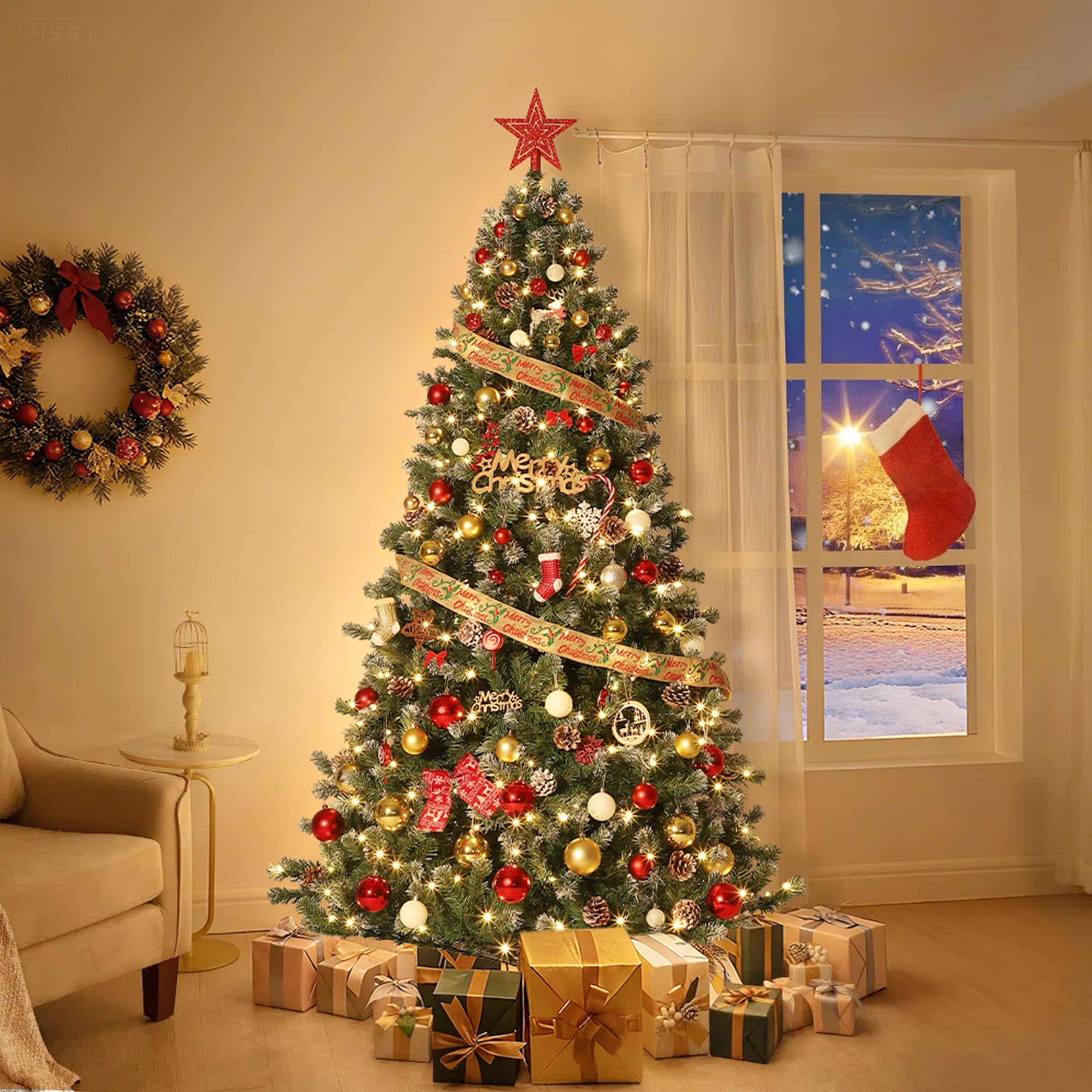 Garvee LHL-PHK-35QAP5FL Artificial-Christmas-Trees - View #9