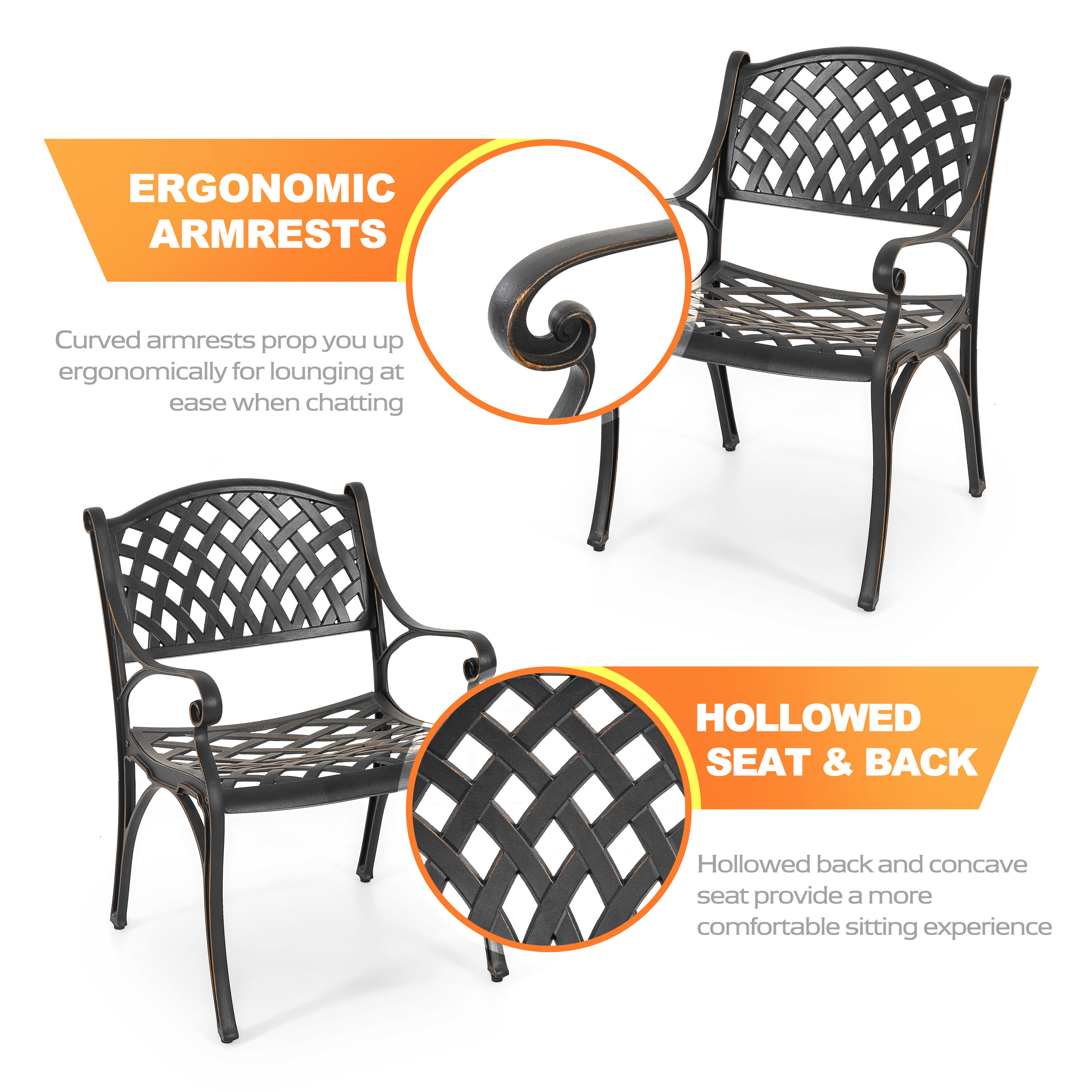 Nuu Garden SCD002-04A Patio-Dining-Sets - View #5