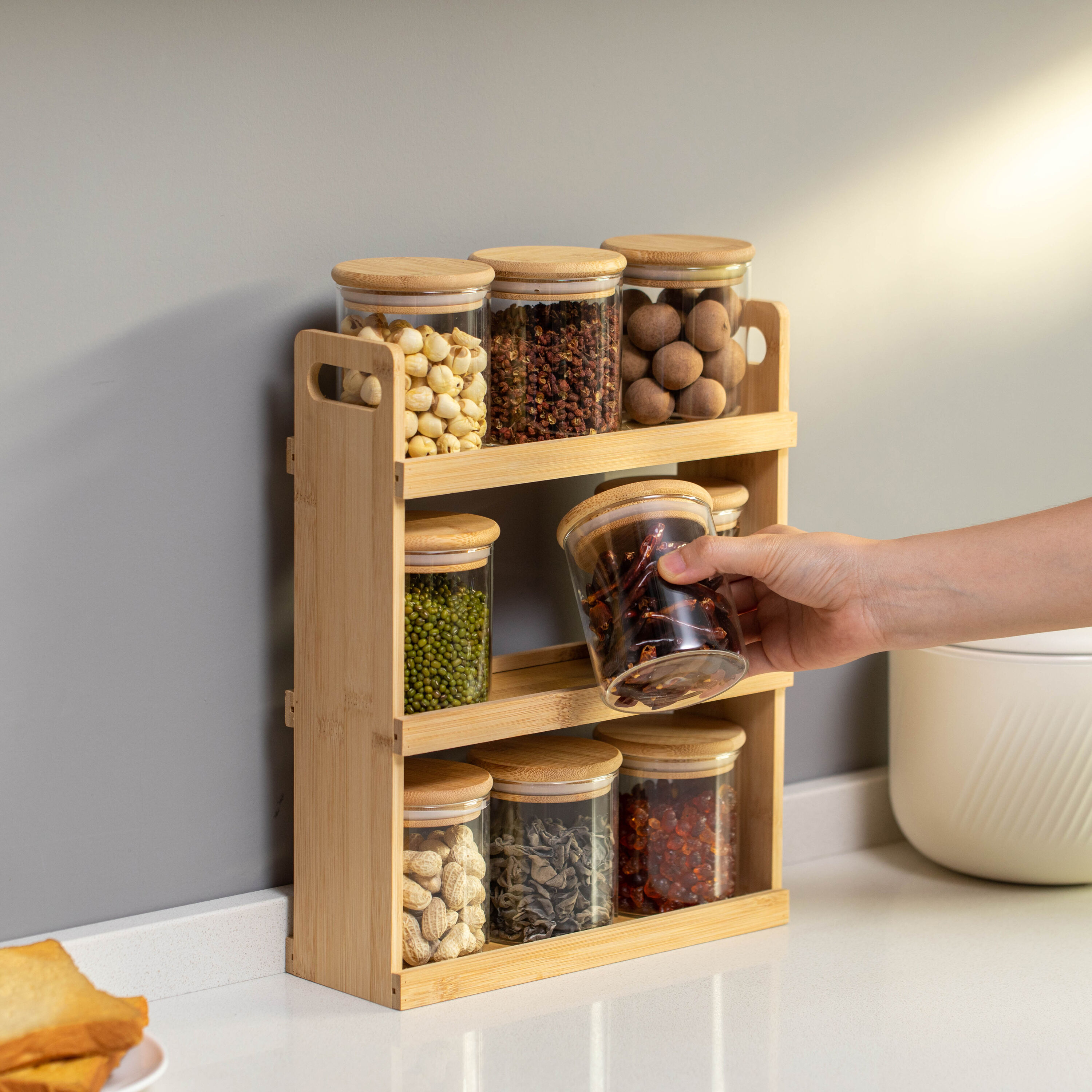 Basicwise QI004706.9 Pull-Out-Cabinet-Baskets - View #3