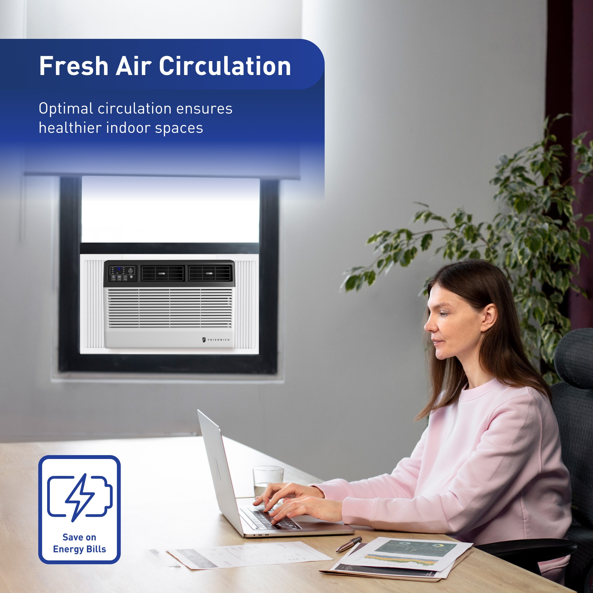 Friedrich 13000 BTU White Portable Air Conditioner with WiFi Control