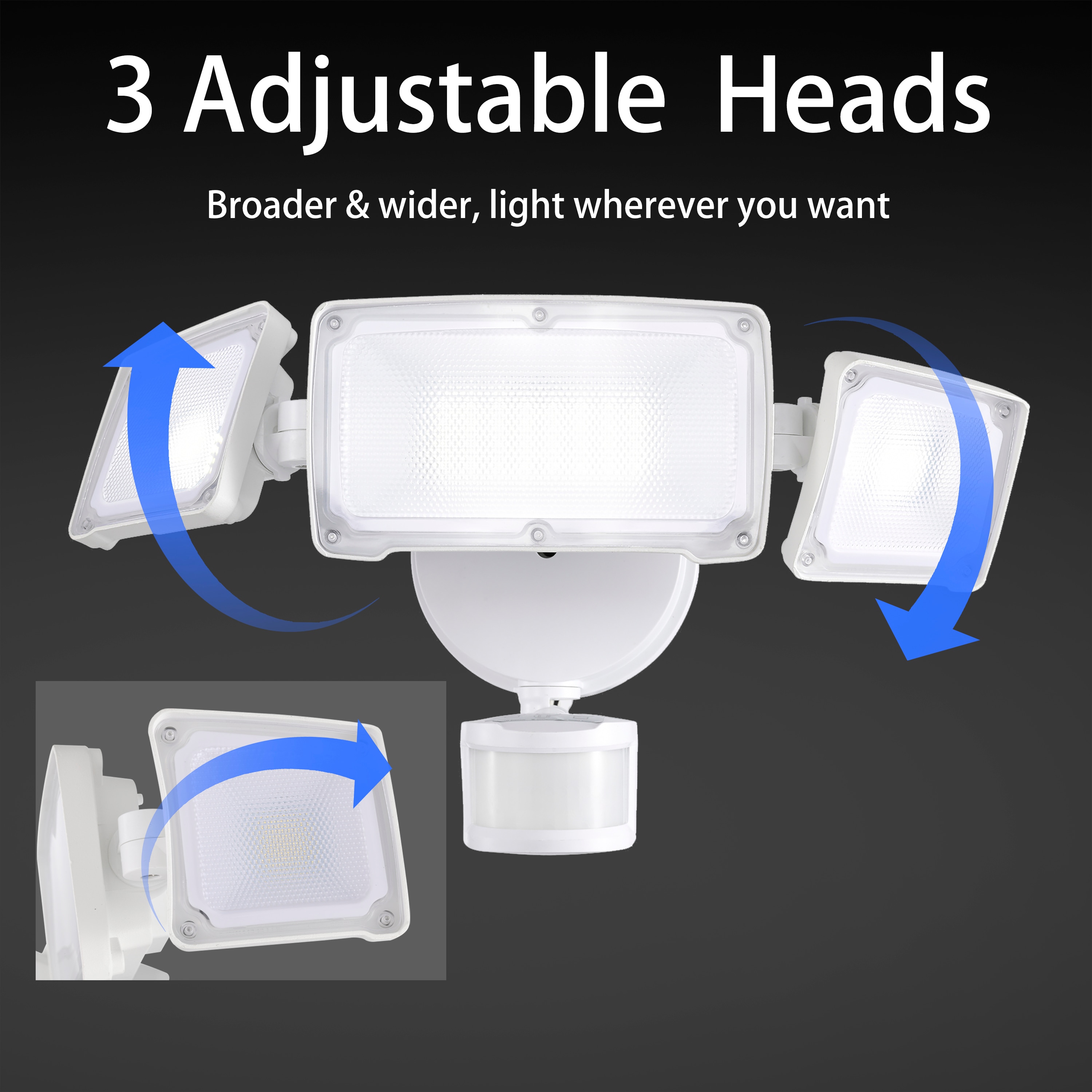 AWSENS AW5883-WH Motion-Activated-Floodlights - View #9