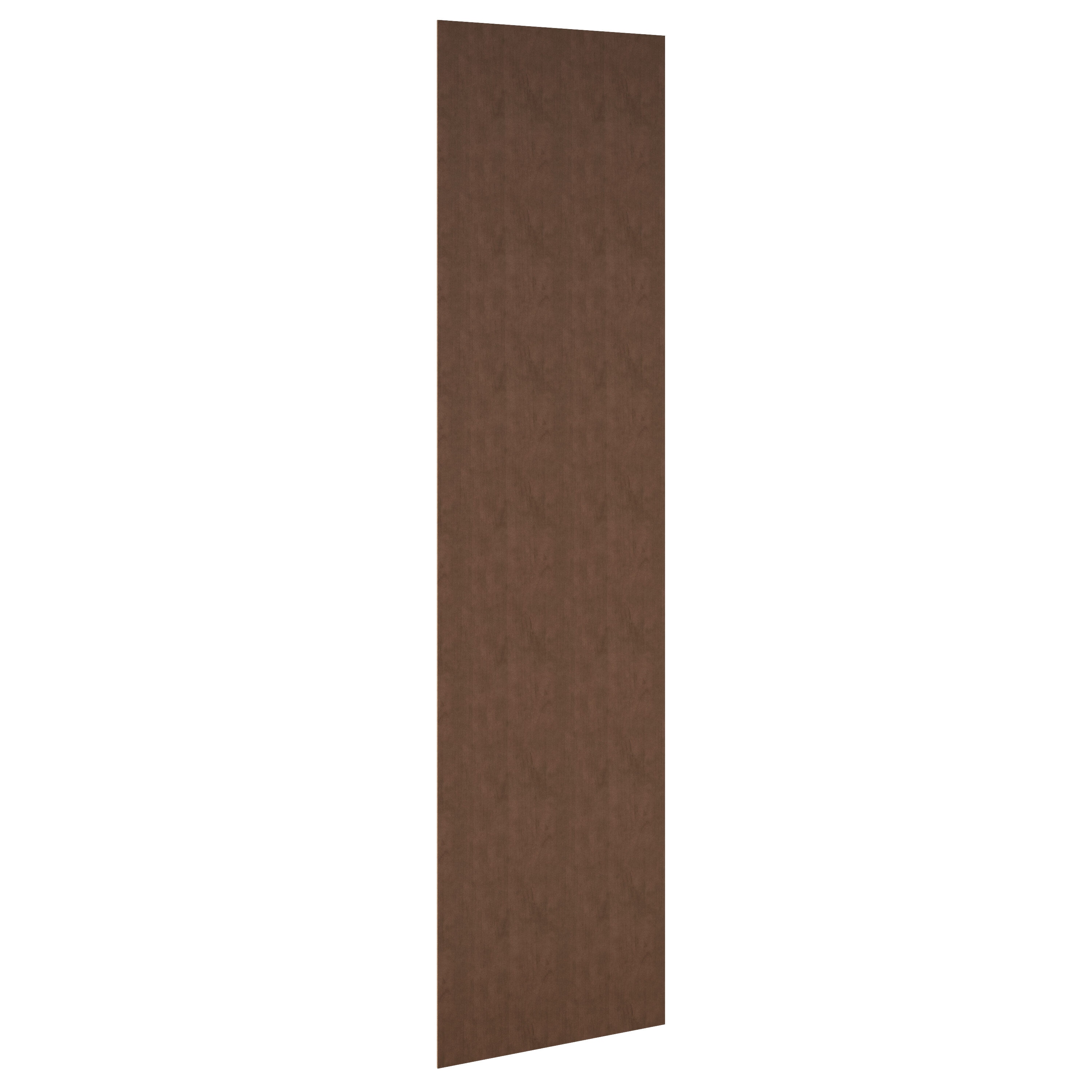 Diamond Express 310 TEPS96LAM14 Cabinet End Panel 24-in W x 96-in H x 0.25-in D Thatch Brown Stained (Pantry Cabinet End Panel)