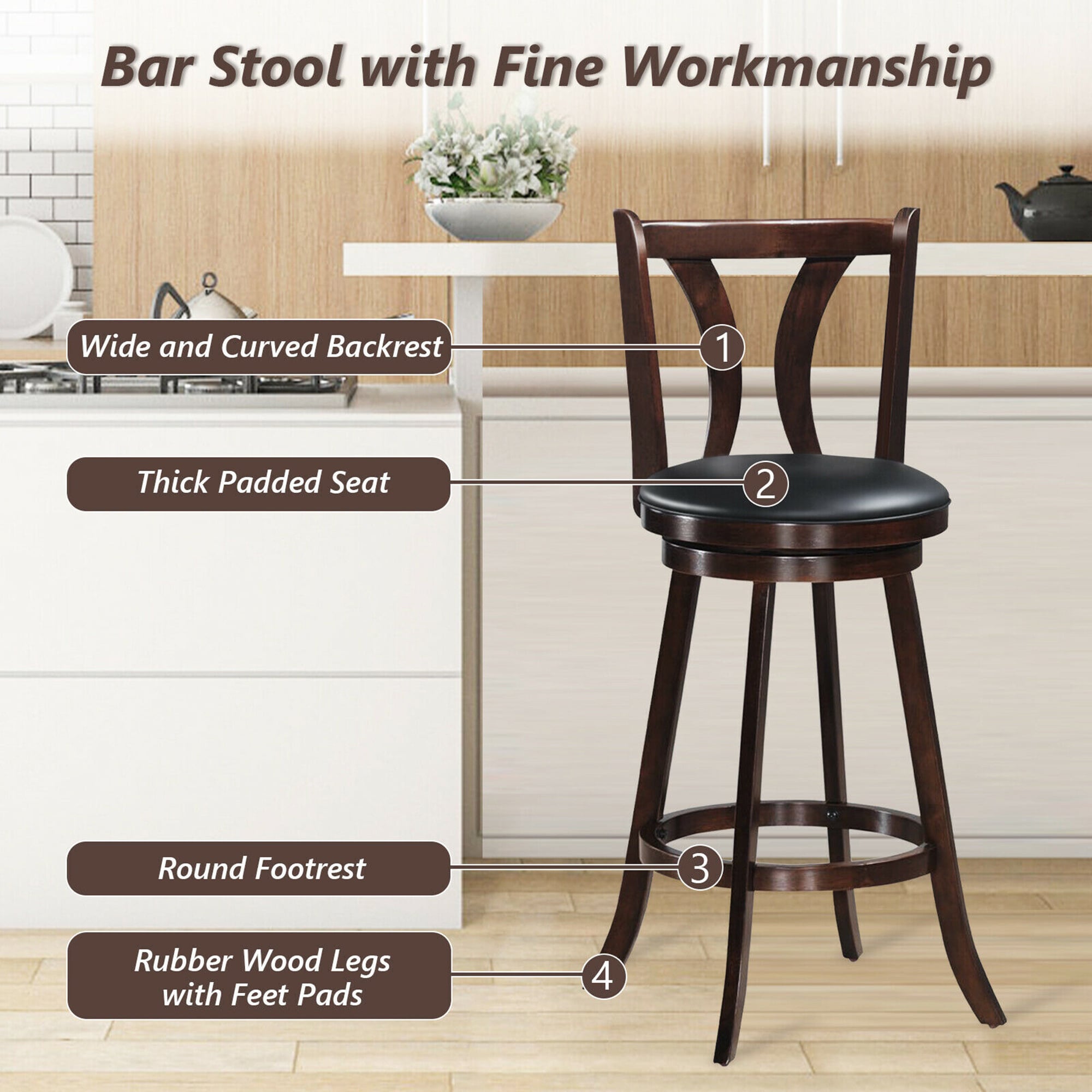 Costway SXL00135 stools - View #5
