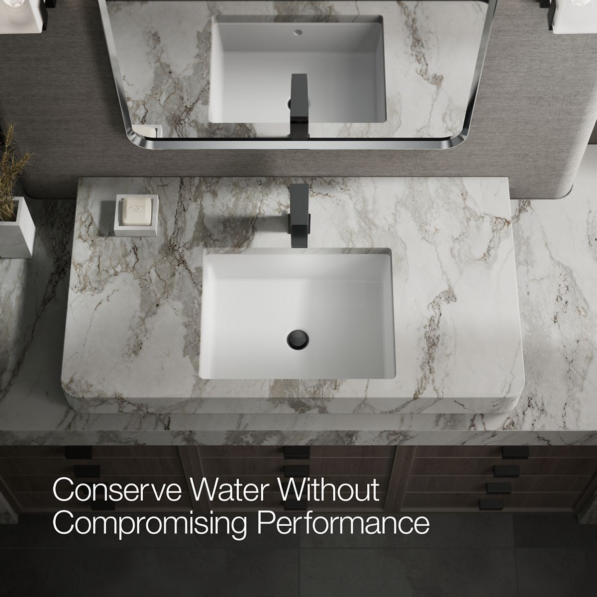Honesty Matte Black Single-Handle Low-Arc Bathroom Faucet