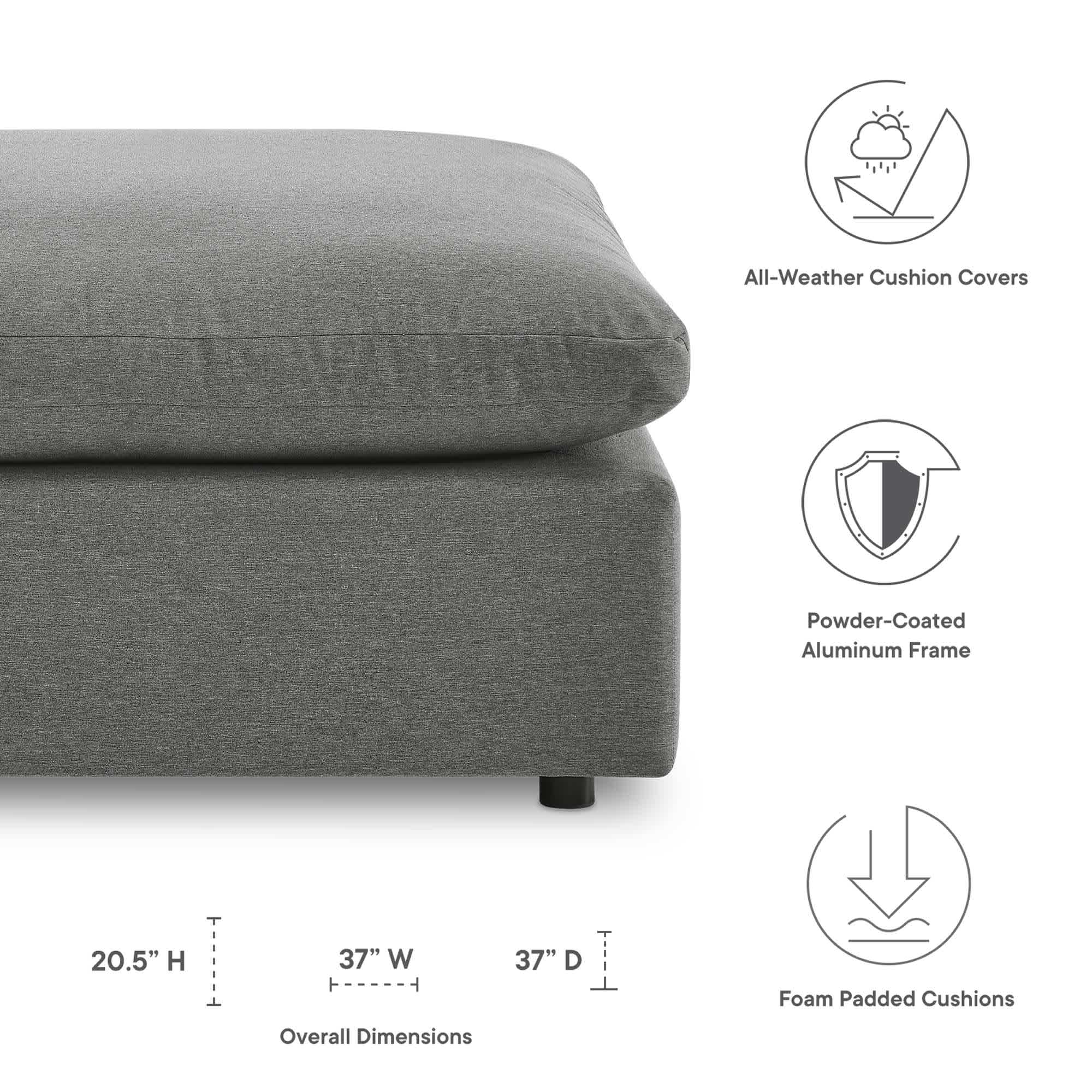 Modway EEI-4903-CHA Stools-Ottomans - View #2