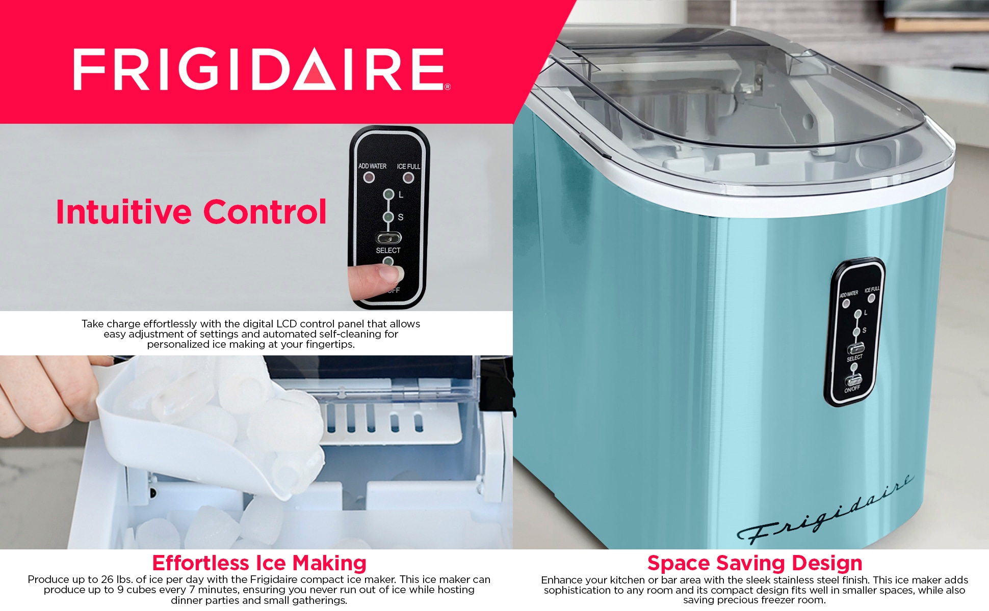 Frigidaire EFIC103-SSBLUE-SC Ice-Makers - View #6