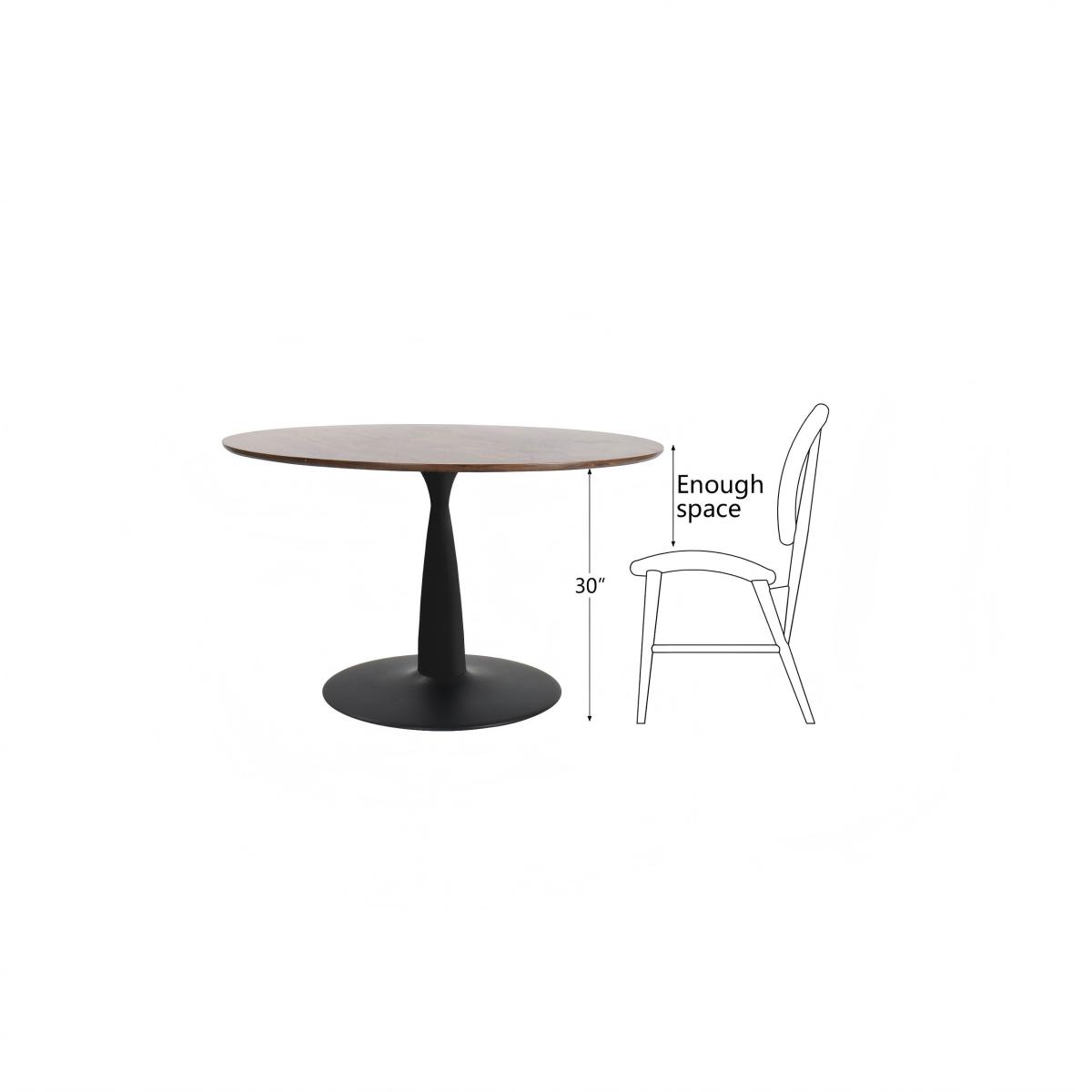 Maison Boucle HAROLD-TABLE-BK Dining-Tables - View #4