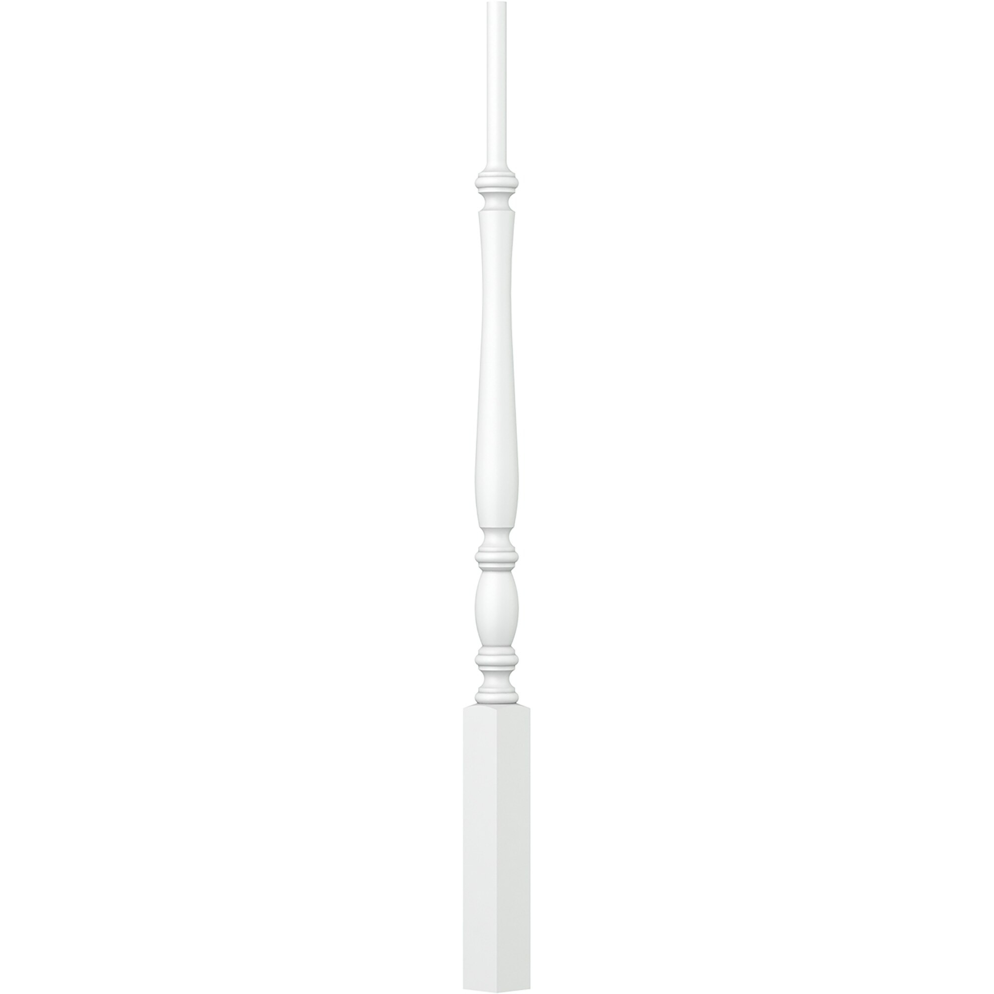 L.J. Smith Stair Systems LJP-2115-PRG 36 36-in x 1.75-in Primed Pin Top Stair Baluster