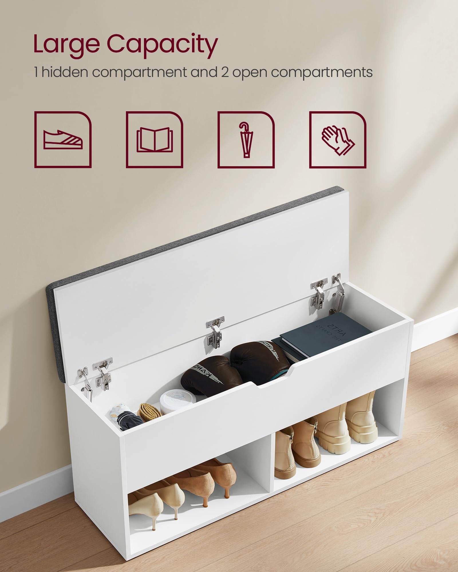 SONGMICS HOME LHS021W01 Shoe-Racks - View #4