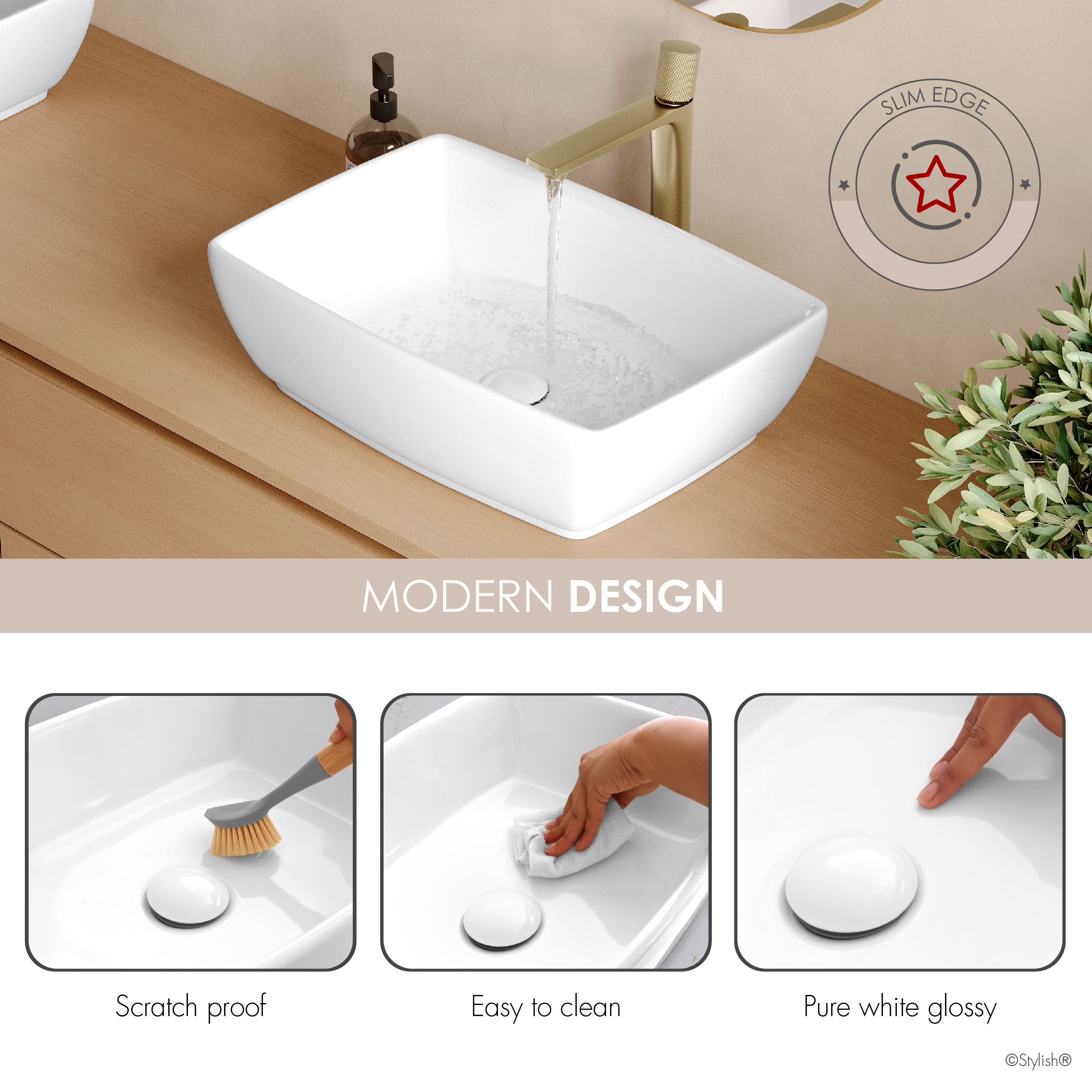Stylish P-220 Bath-Sink - View #6